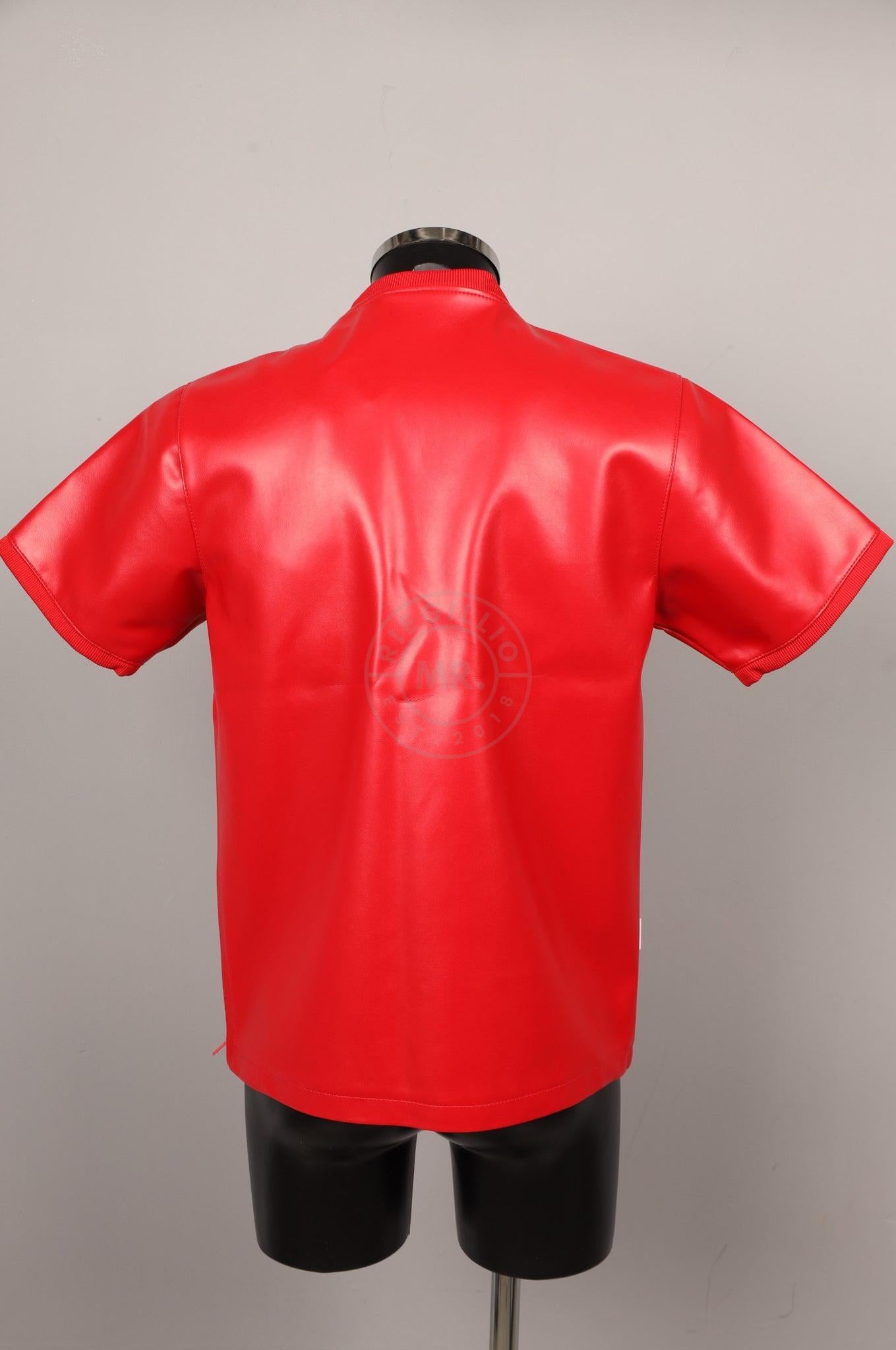 #080 FAUX Leather T-Shirt at MR. Riegillio