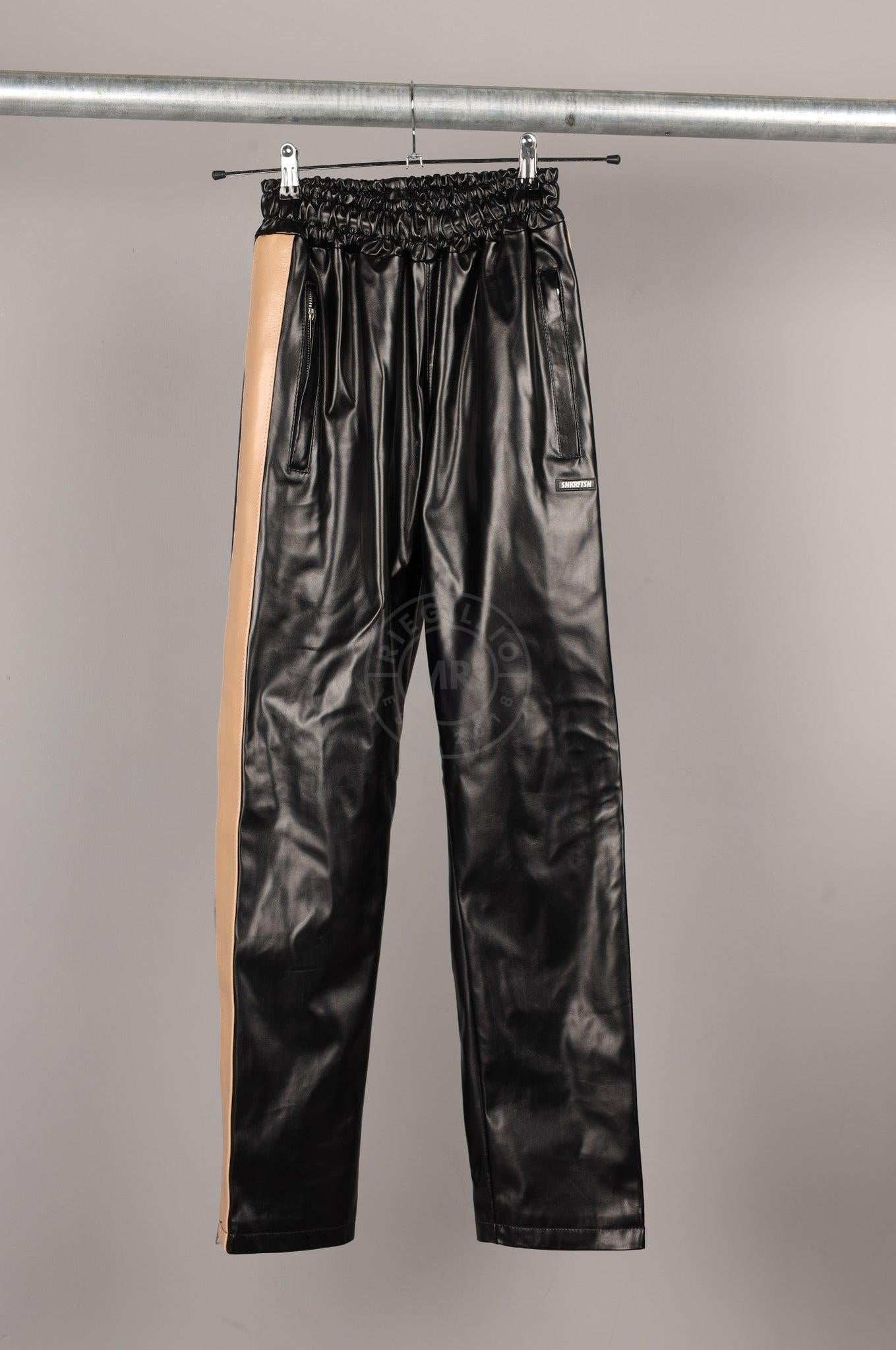 #085 FAUX Leather Pants at MR. Riegillio