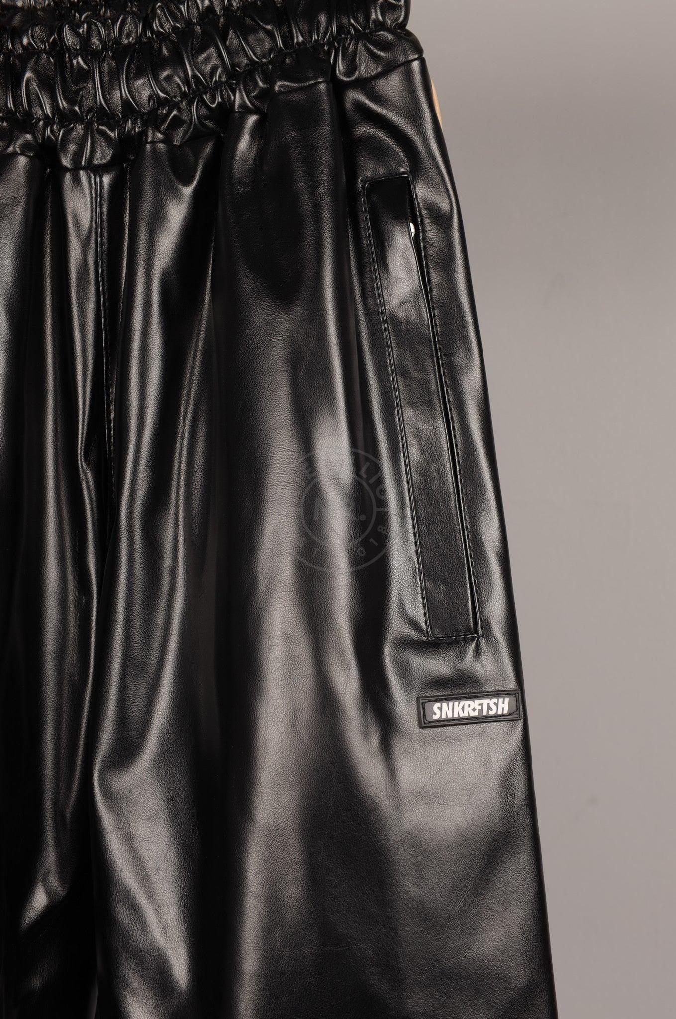 #085 FAUX Leather Pants at MR. Riegillio