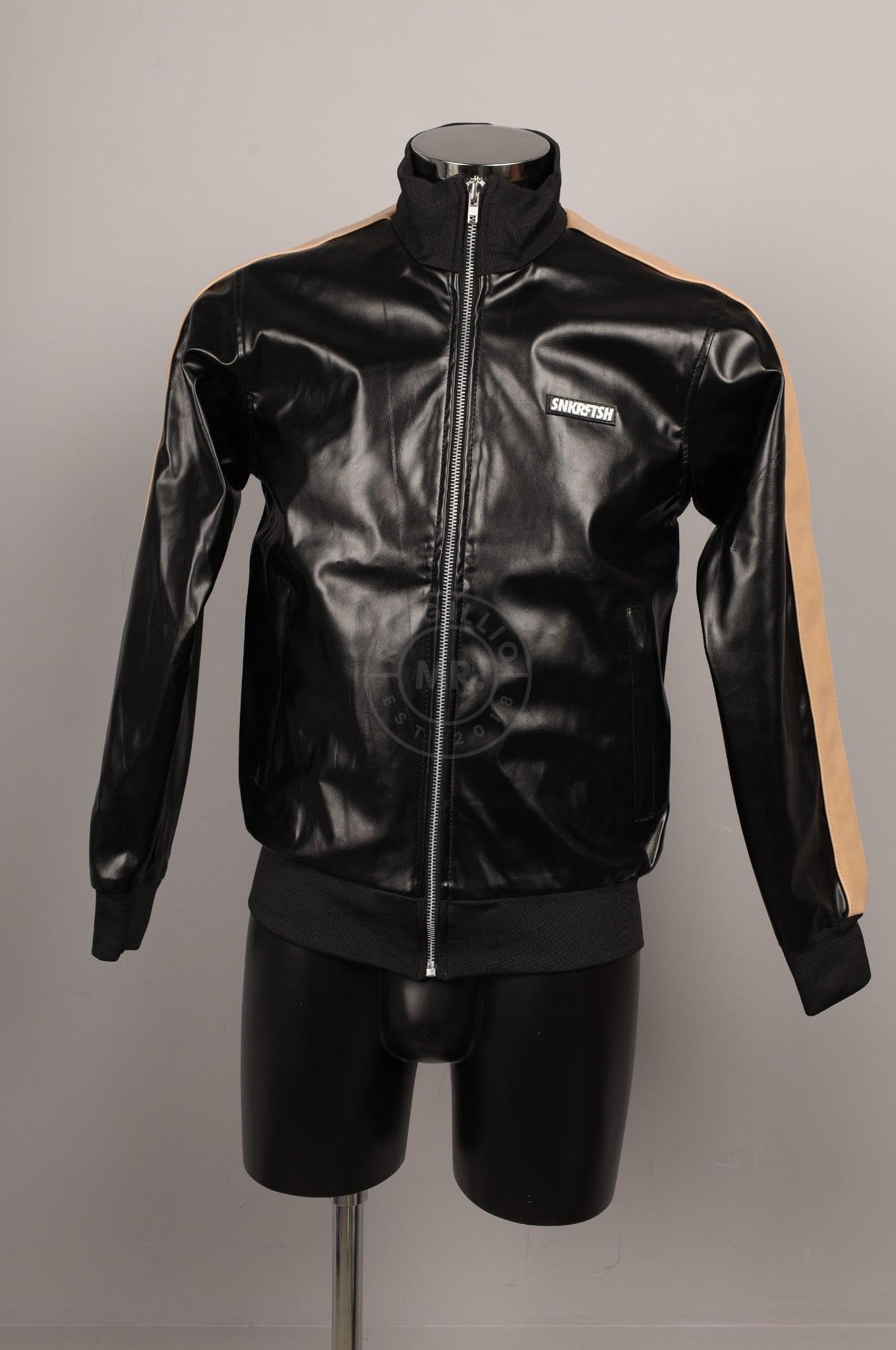 #086 FAUX Leather Jacket at MR. Riegillio