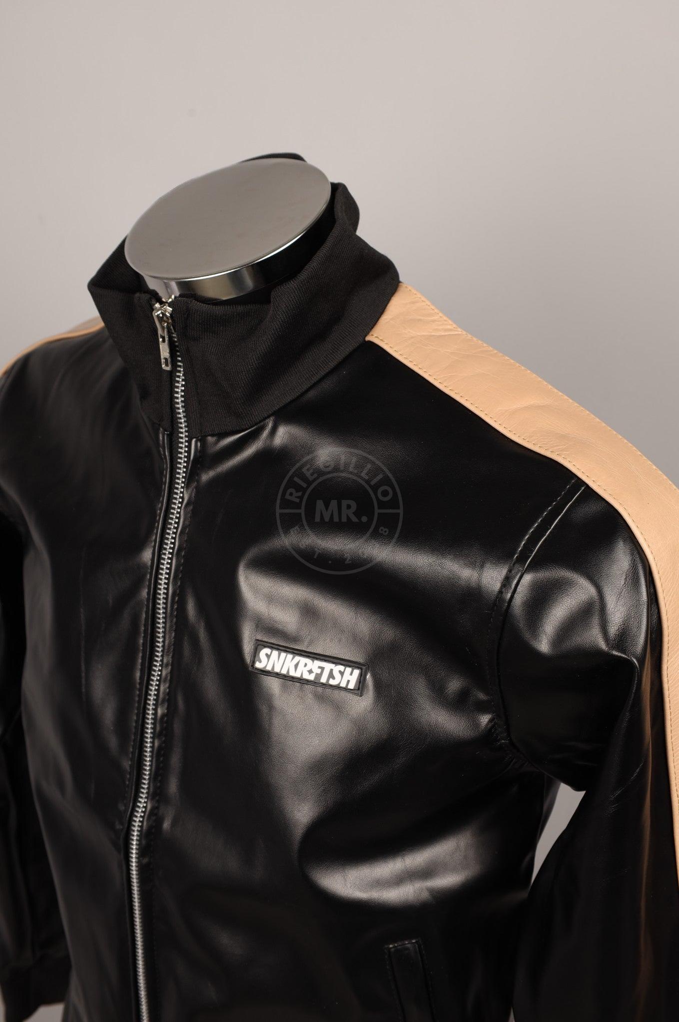 #086 FAUX Leather Jacket at MR. Riegillio