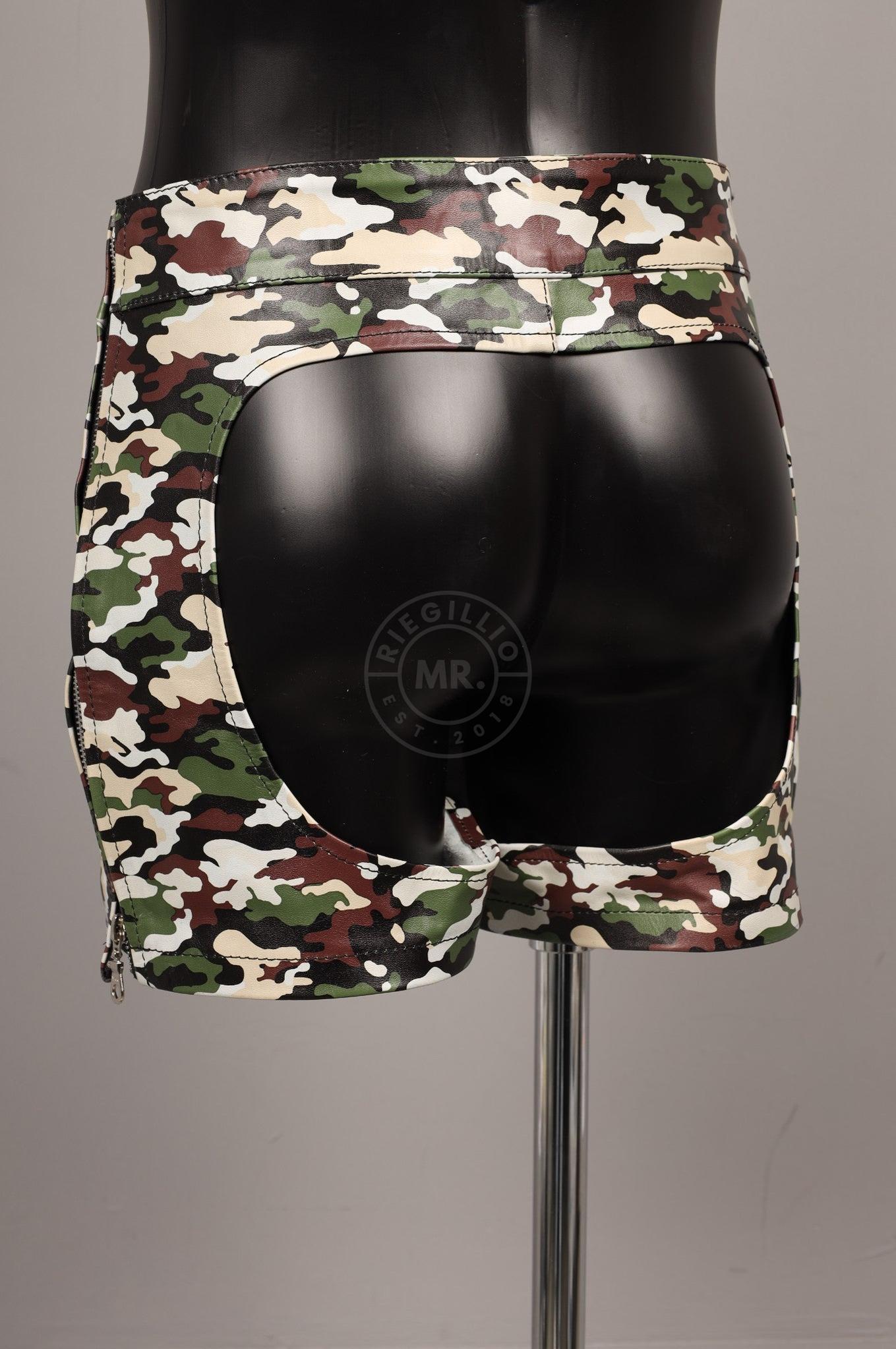 #100 Cowhide Leather Short at MR. Riegillio