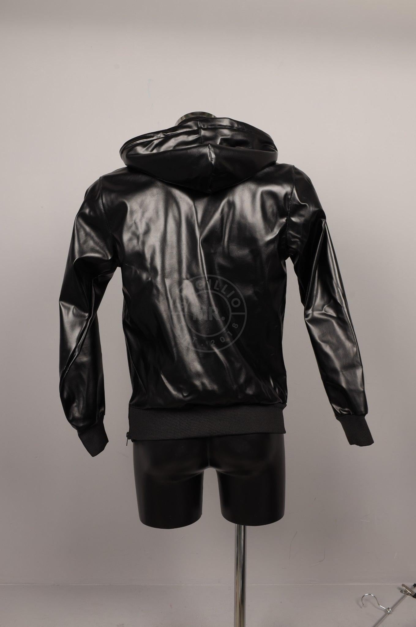 #105 FAUX Leather Jacket at MR. Riegillio