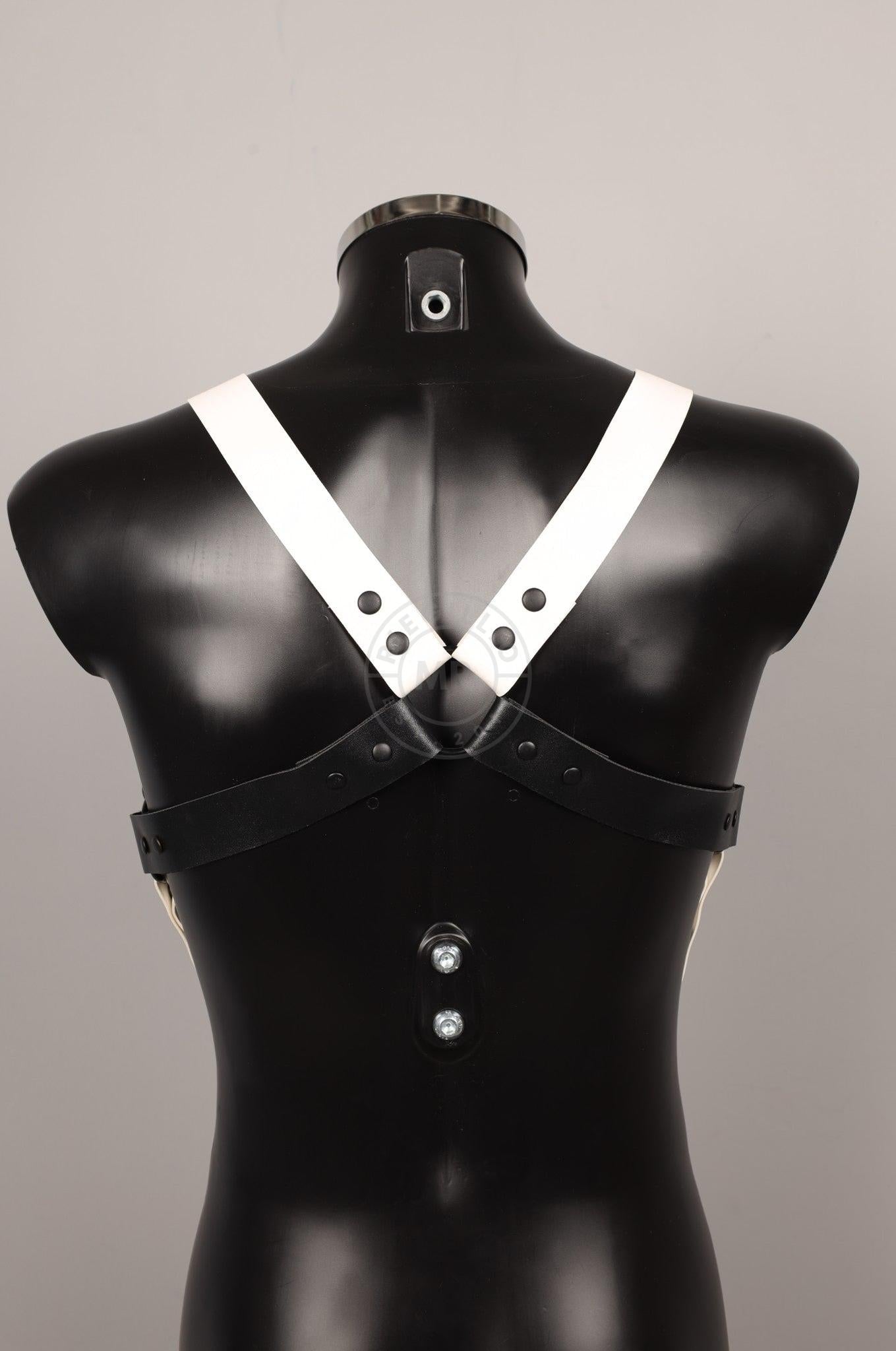 #108 FAUX Leather Harness at MR. Riegillio