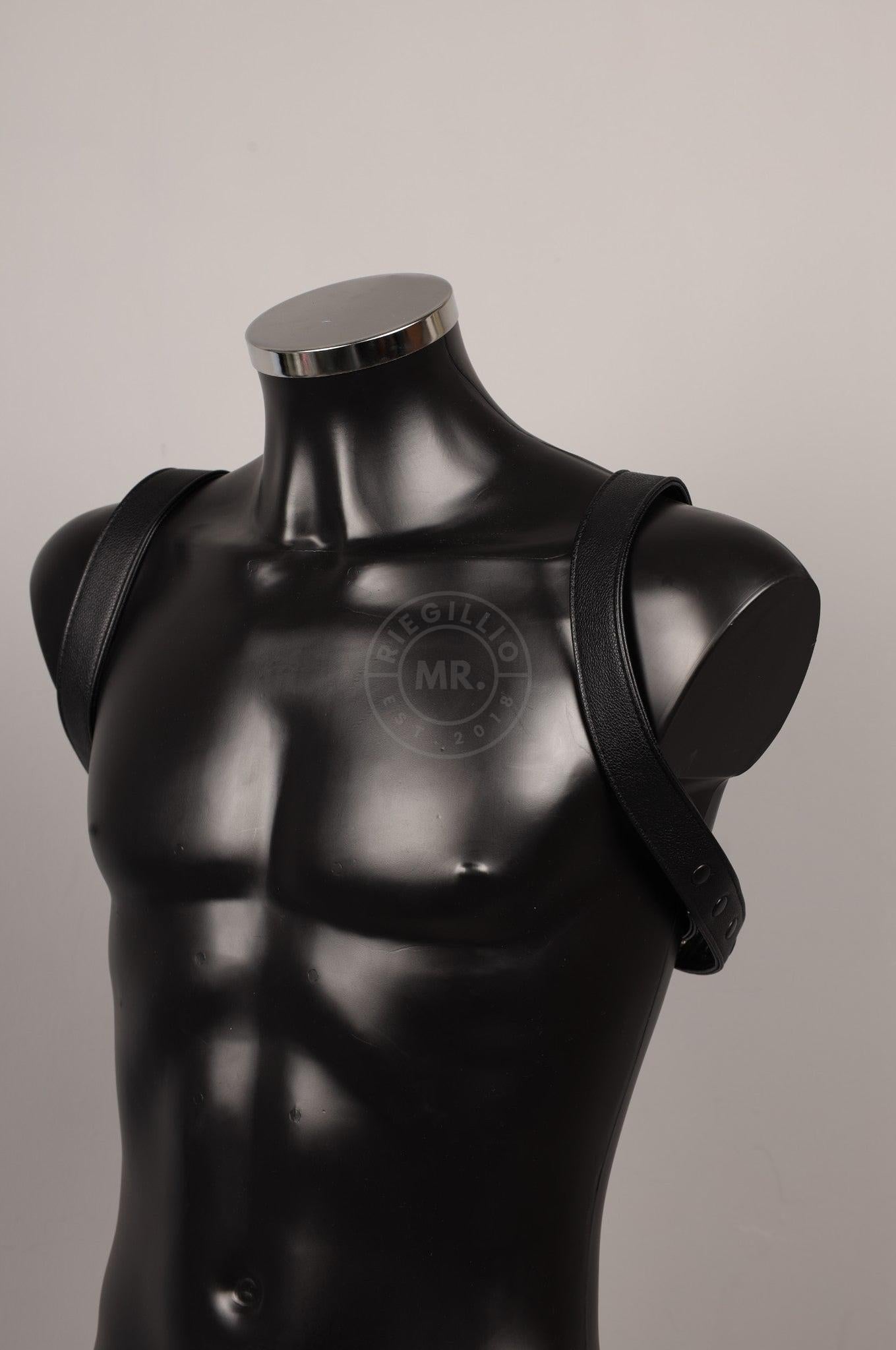 #110 FAUX Leather Harness at MR. Riegillio