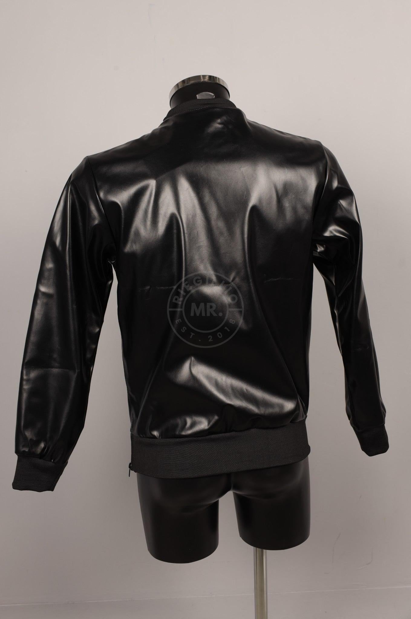 #118 FAUX Leather Jacket at MR. Riegillio