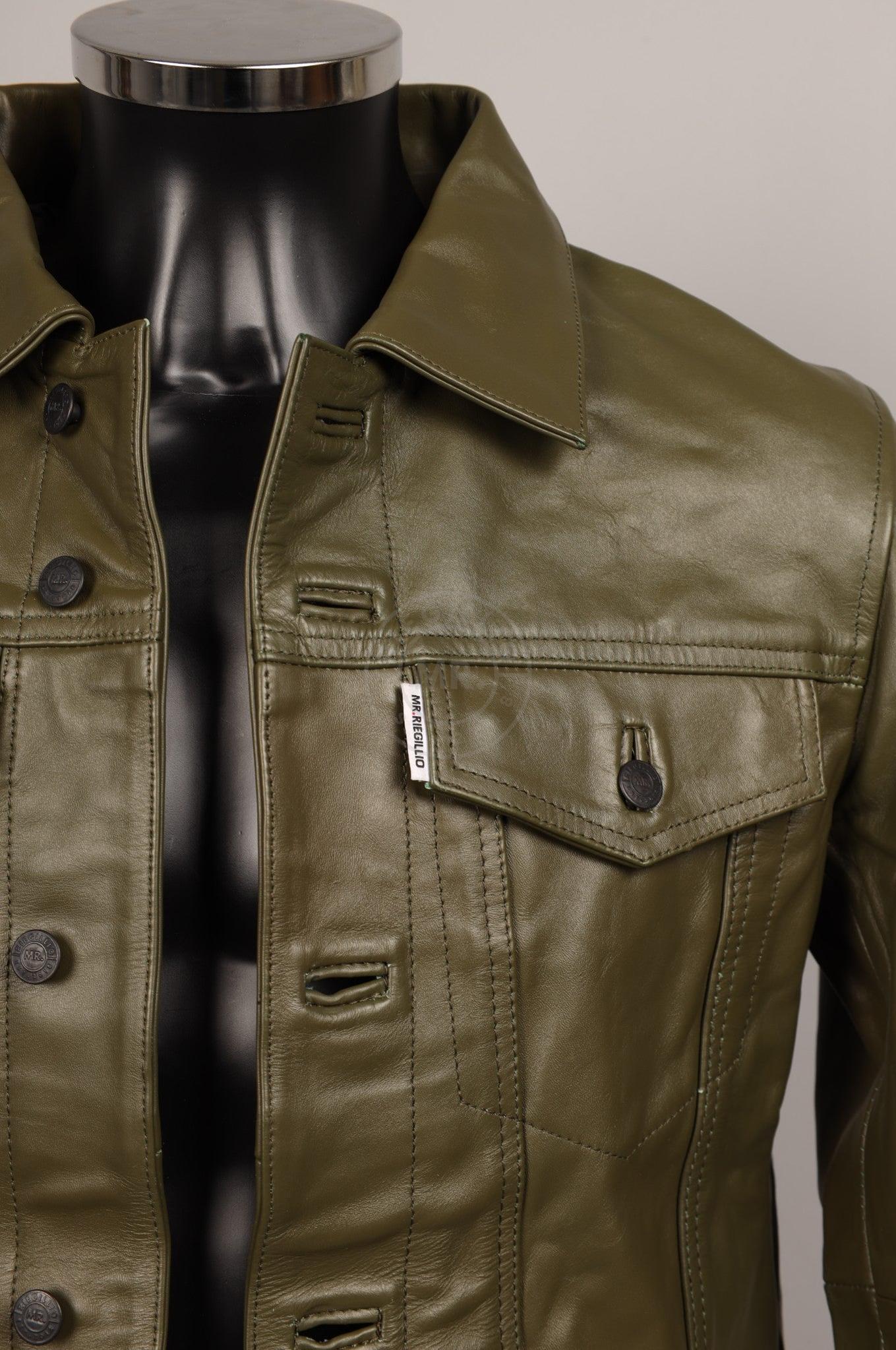 #122 Cowhide Leather Jacket at MR. Riegillio
