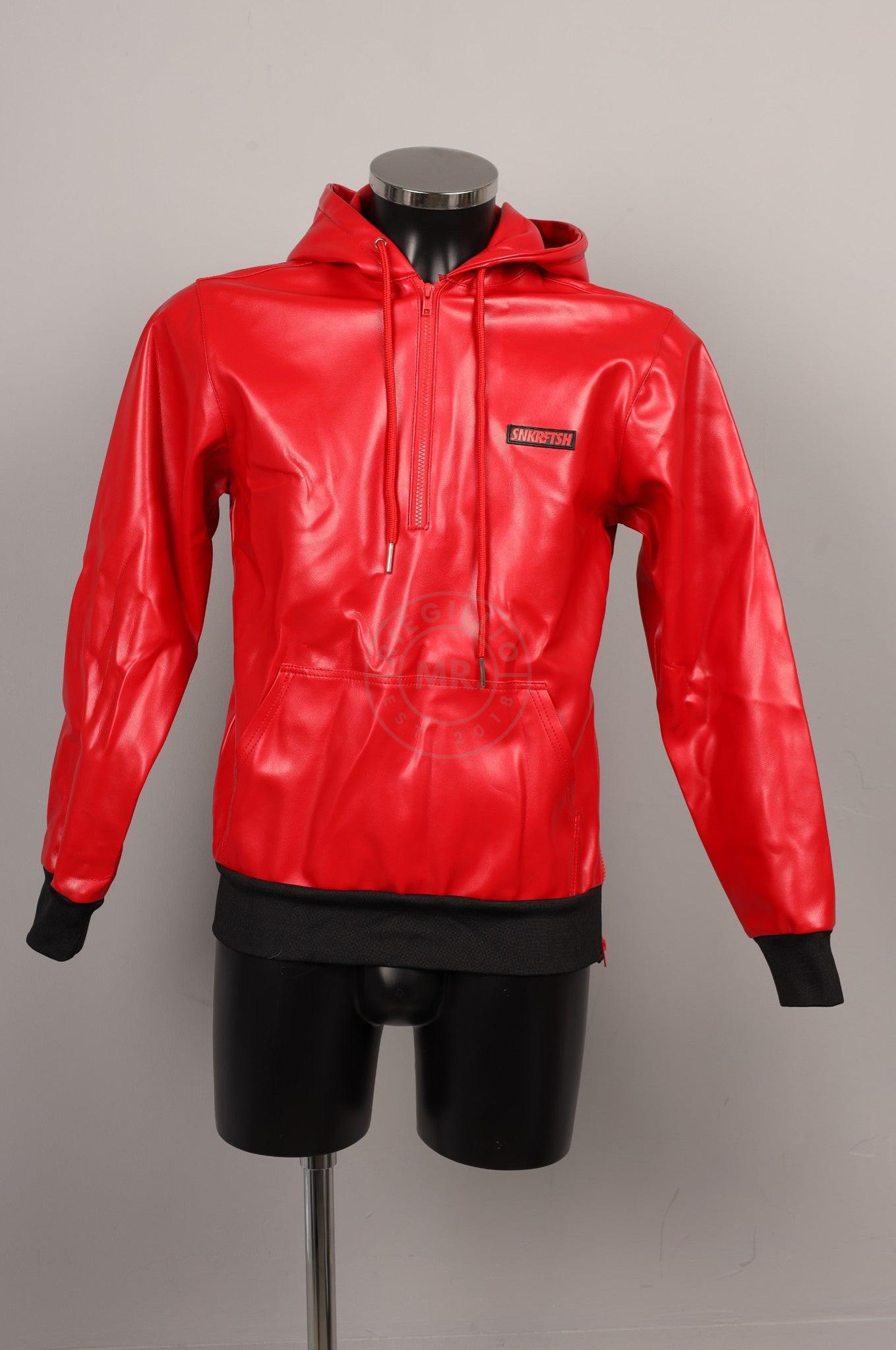 #153 FAUX Leather Jacket at MR. Riegillio