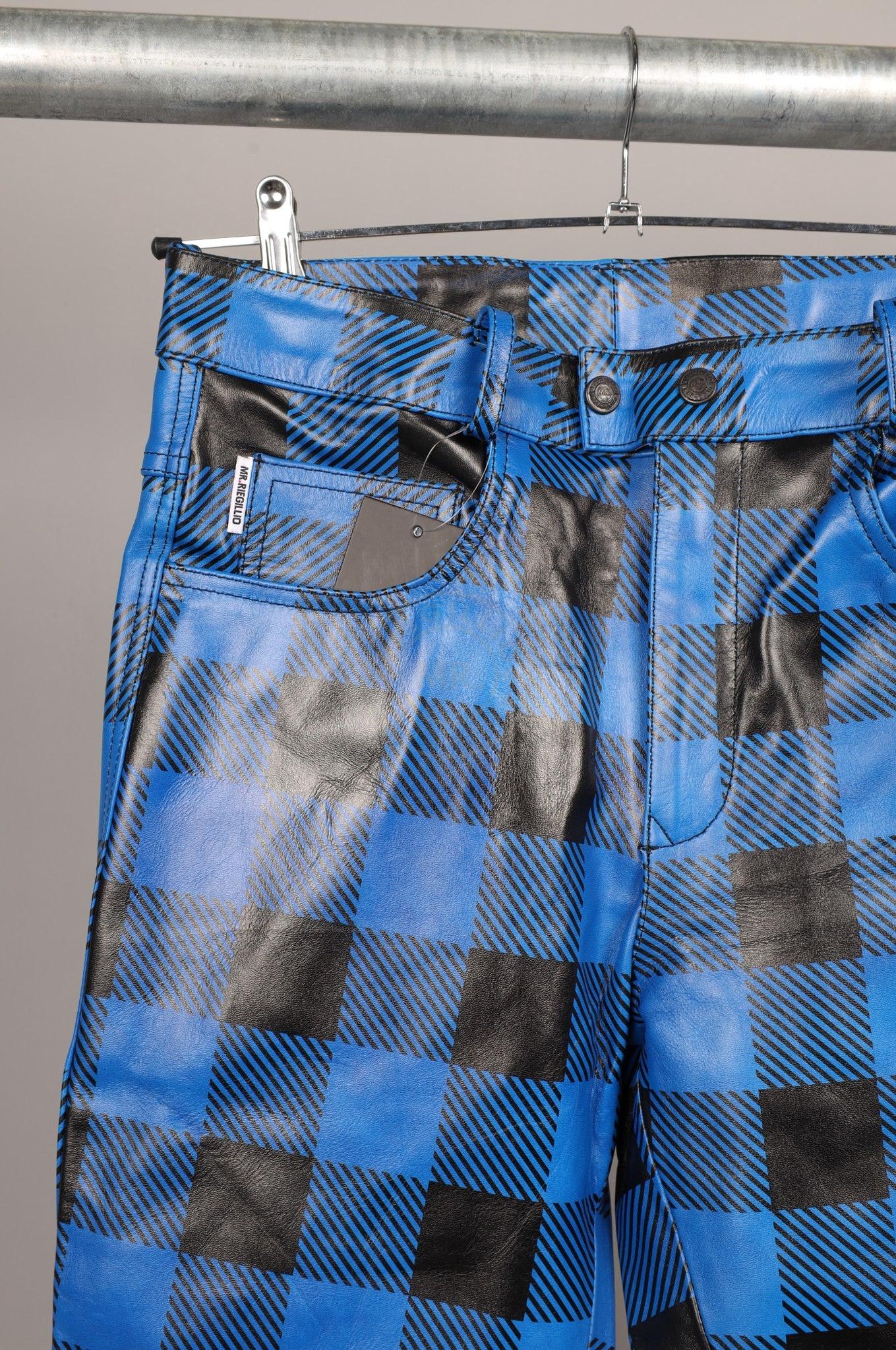 #161 Cowhide Leather Pants at MR. Riegillio
