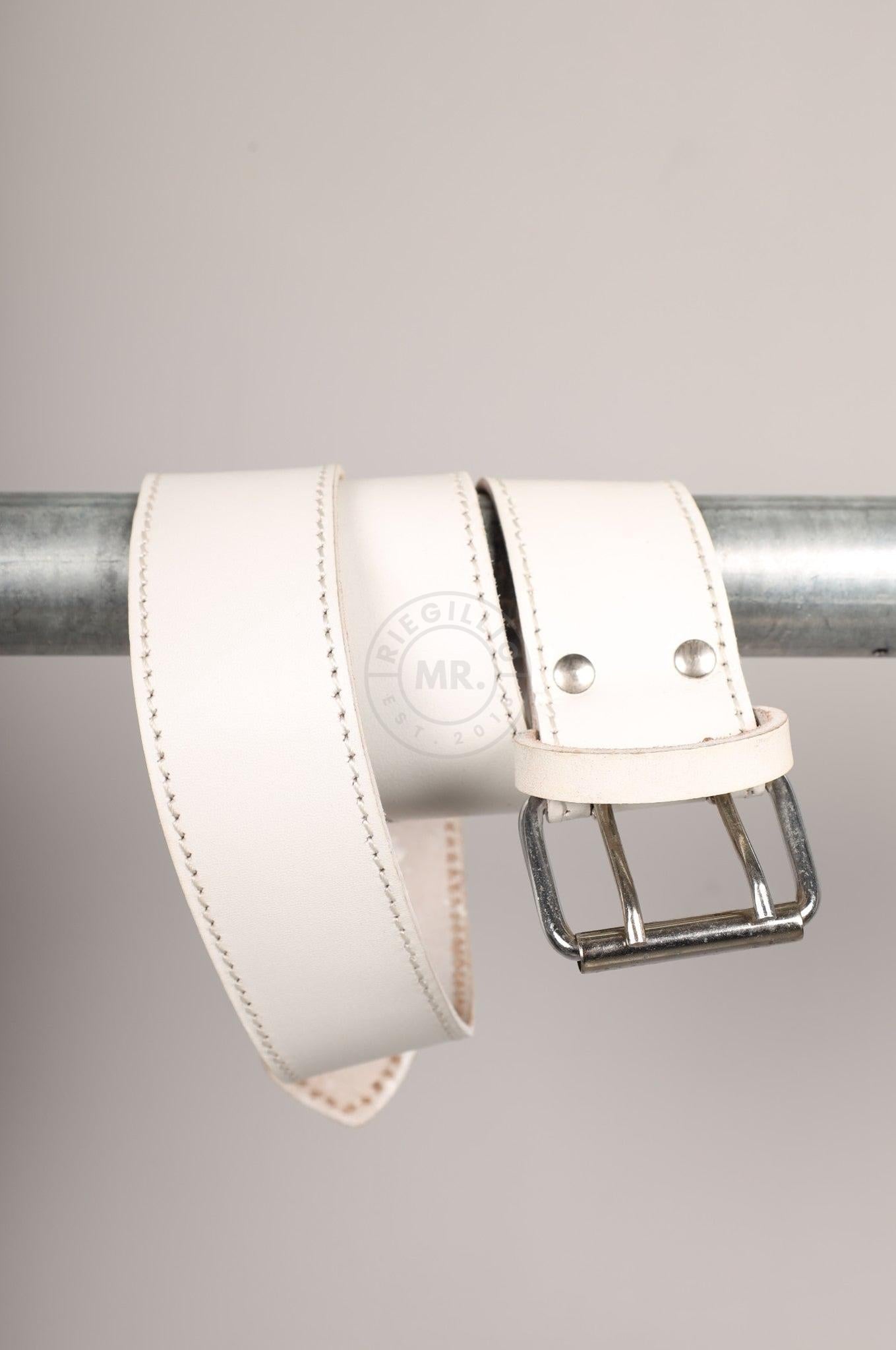 #167 Cowhide Leather Belt at MR. Riegillio