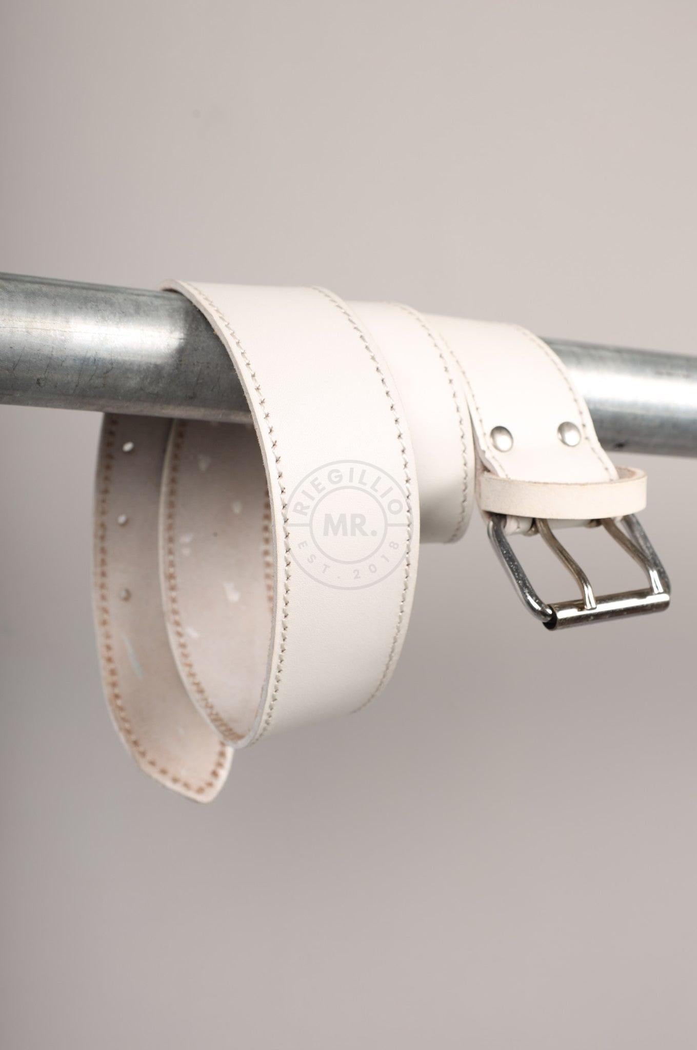 #167 Cowhide Leather Belt at MR. Riegillio