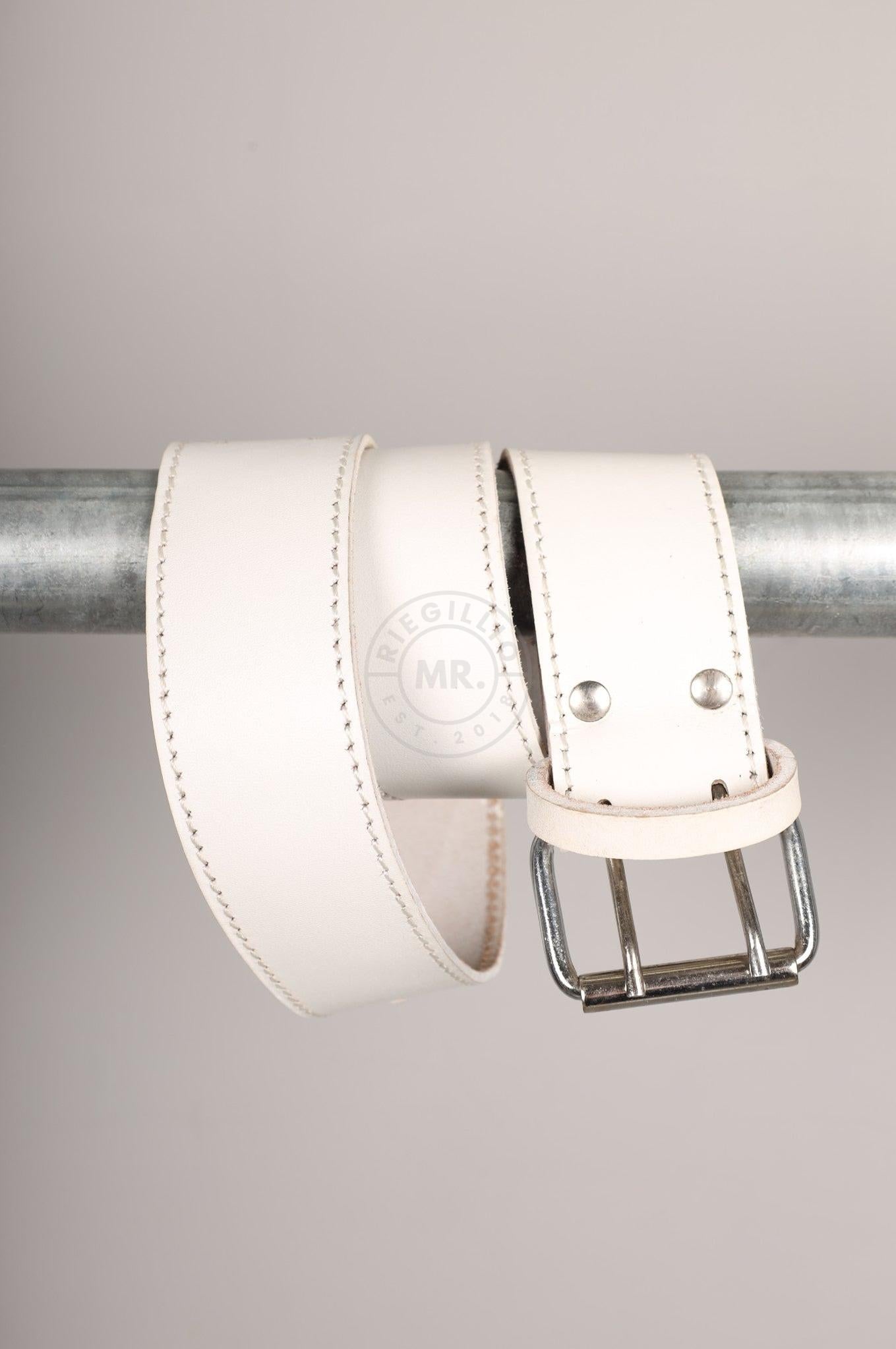 #167 Cowhide Leather Belt at MR. Riegillio