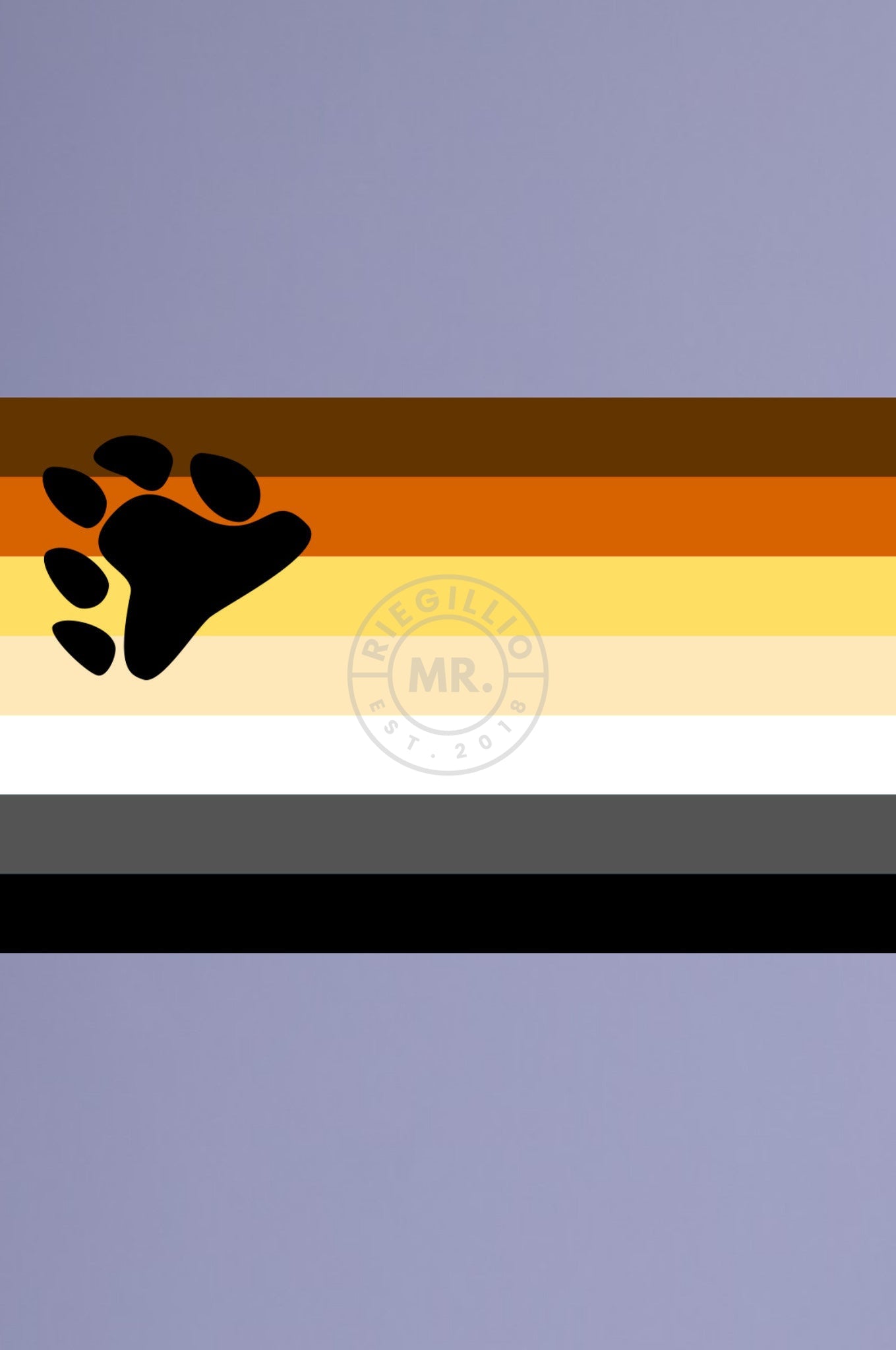 Bear Pride Flag 90cm x 150cm-at MR. Riegillio
