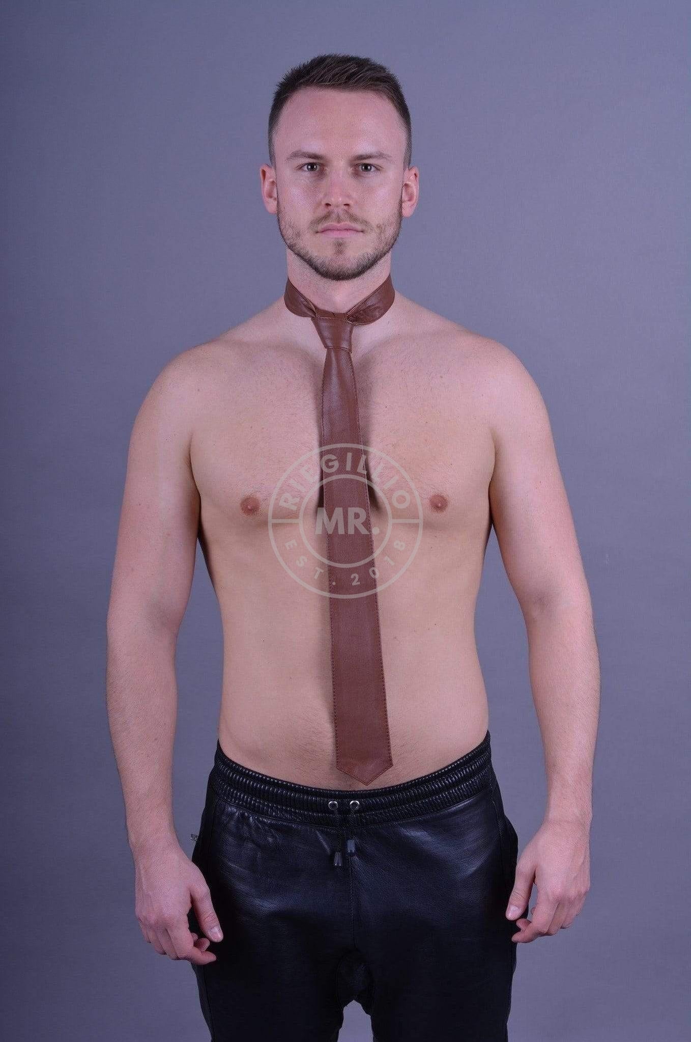 Leather tie online