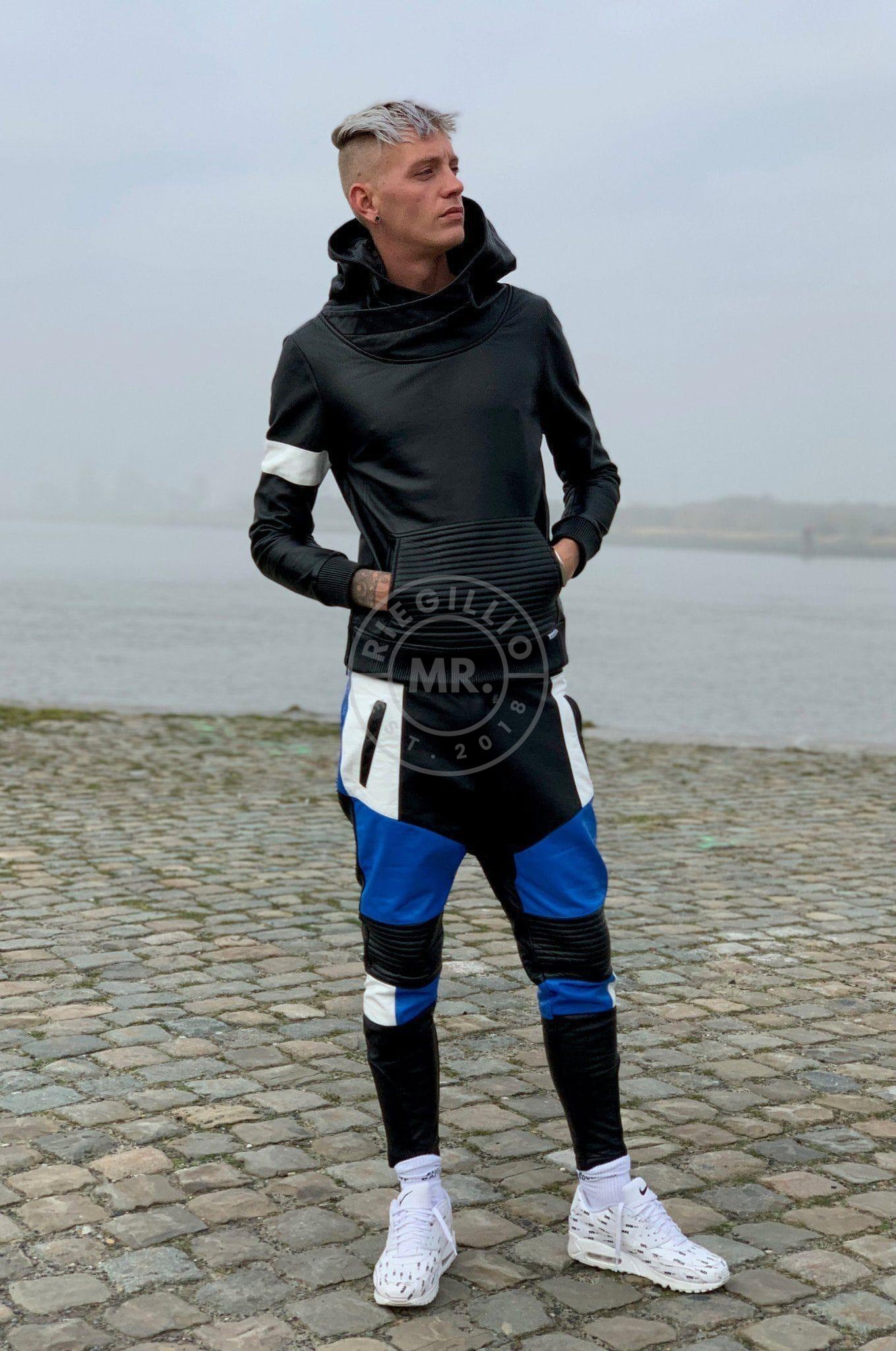 Leather Hoodie Black at MR. Riegillio
