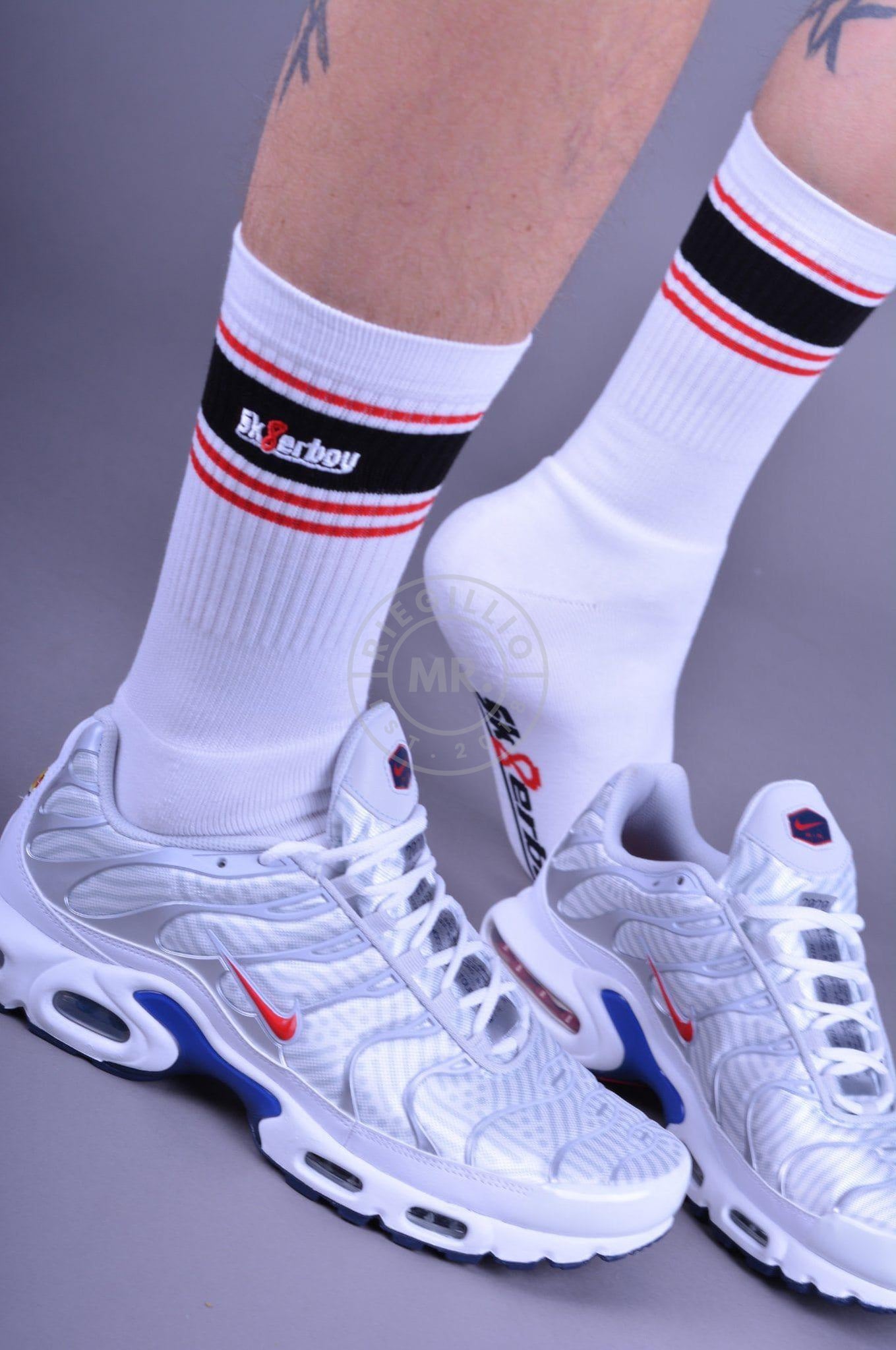 Sk8erboy Deluxe Socks Red-at MR. Riegillio