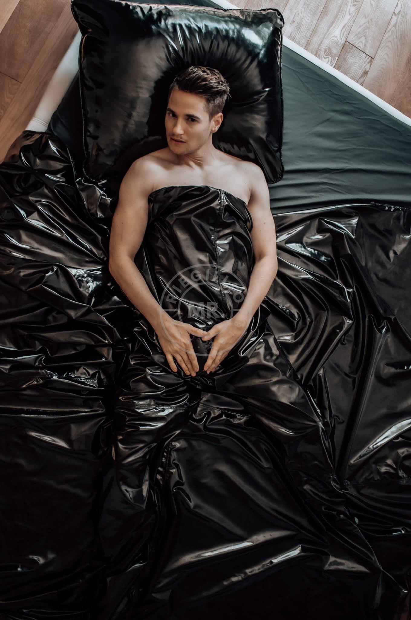 PVC Bed Sheet Black at MR. Riegillio