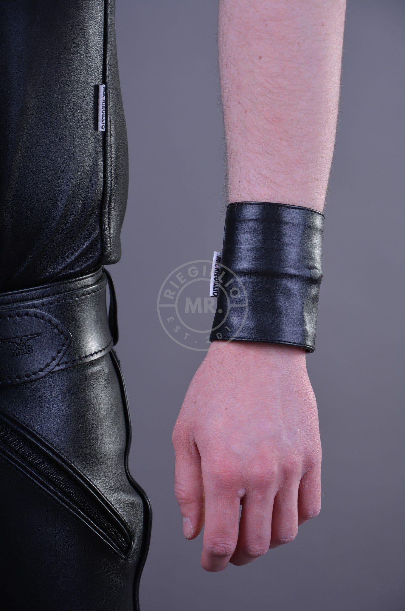 Black Wrist Wallet at MR. Riegillio