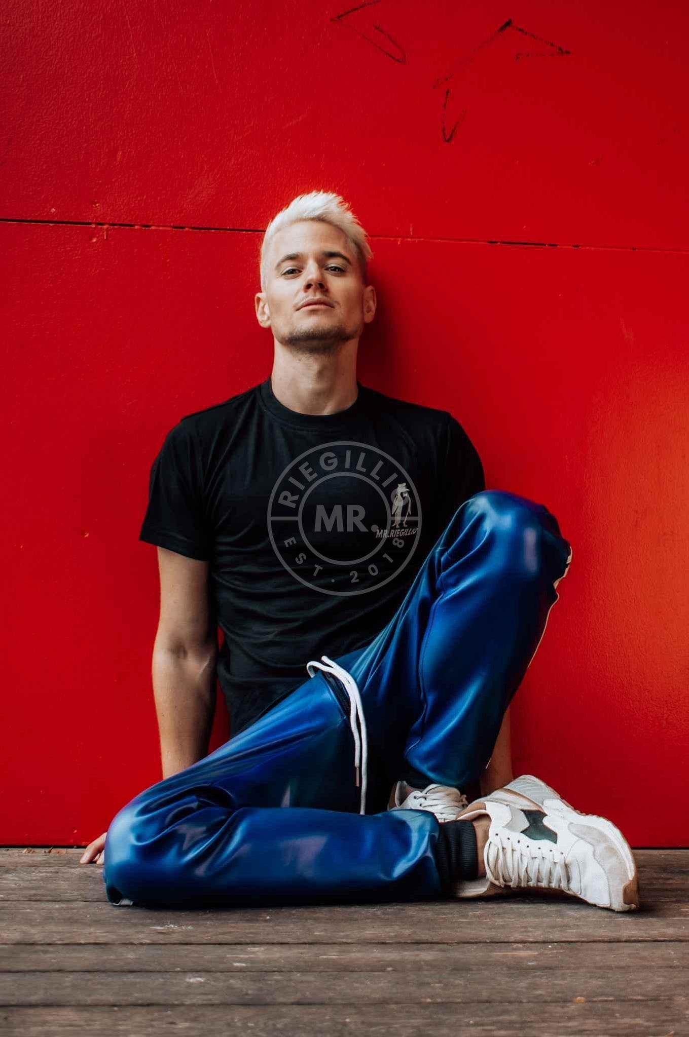 MR. Tracksuit pants Blue at MR. Riegillio
