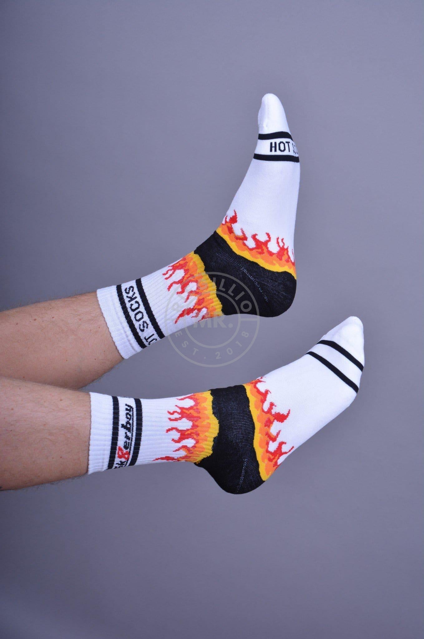 Sk8erboy HOT Socks White-at MR. Riegillio
