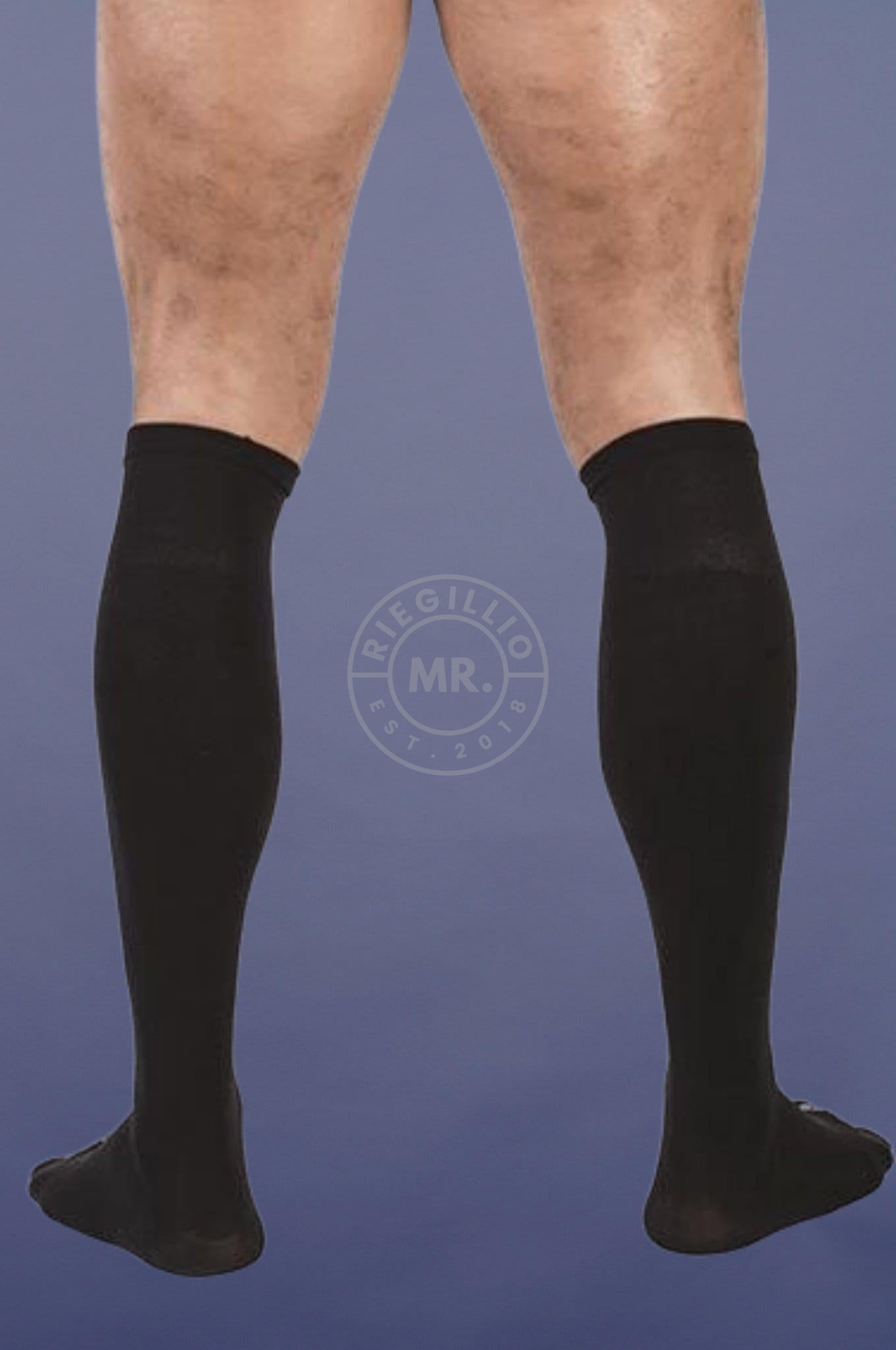 Football Socks Black-at MR. Riegillio