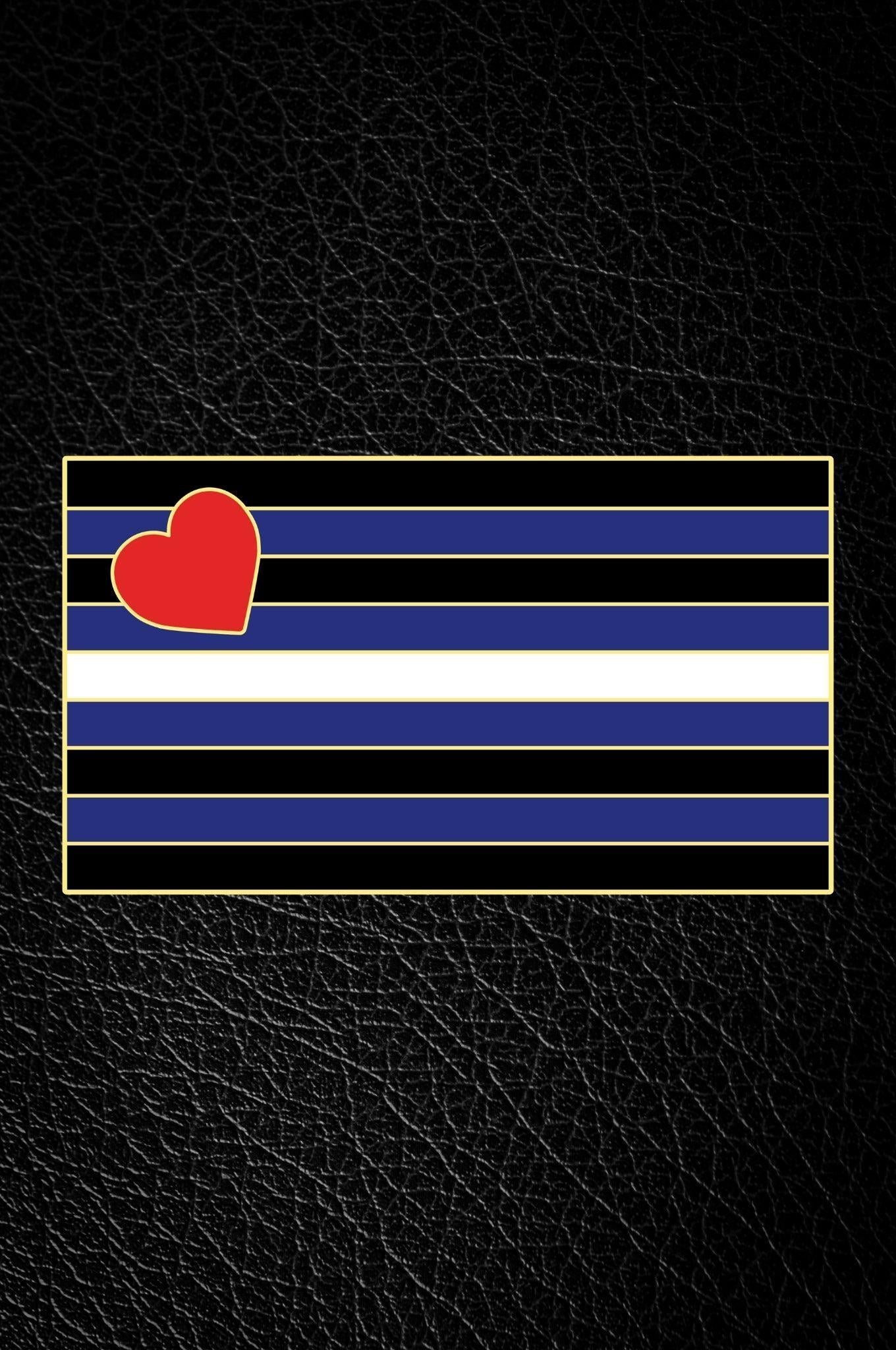 Master of the House Pin - LEATHER FLAG at MR. Riegillio