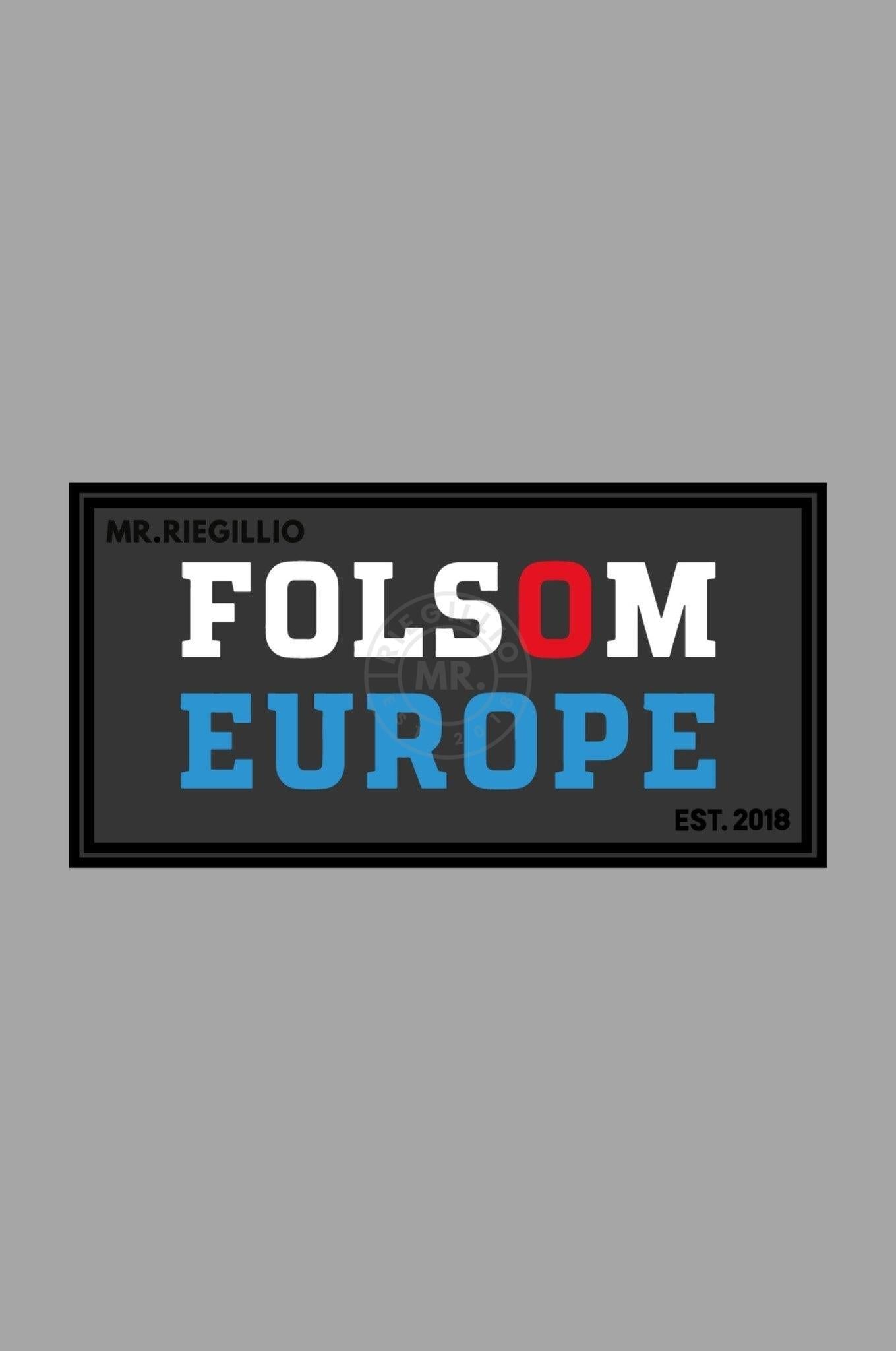Rubber Velcro Patch - Folsom Europe at MR. Riegillio