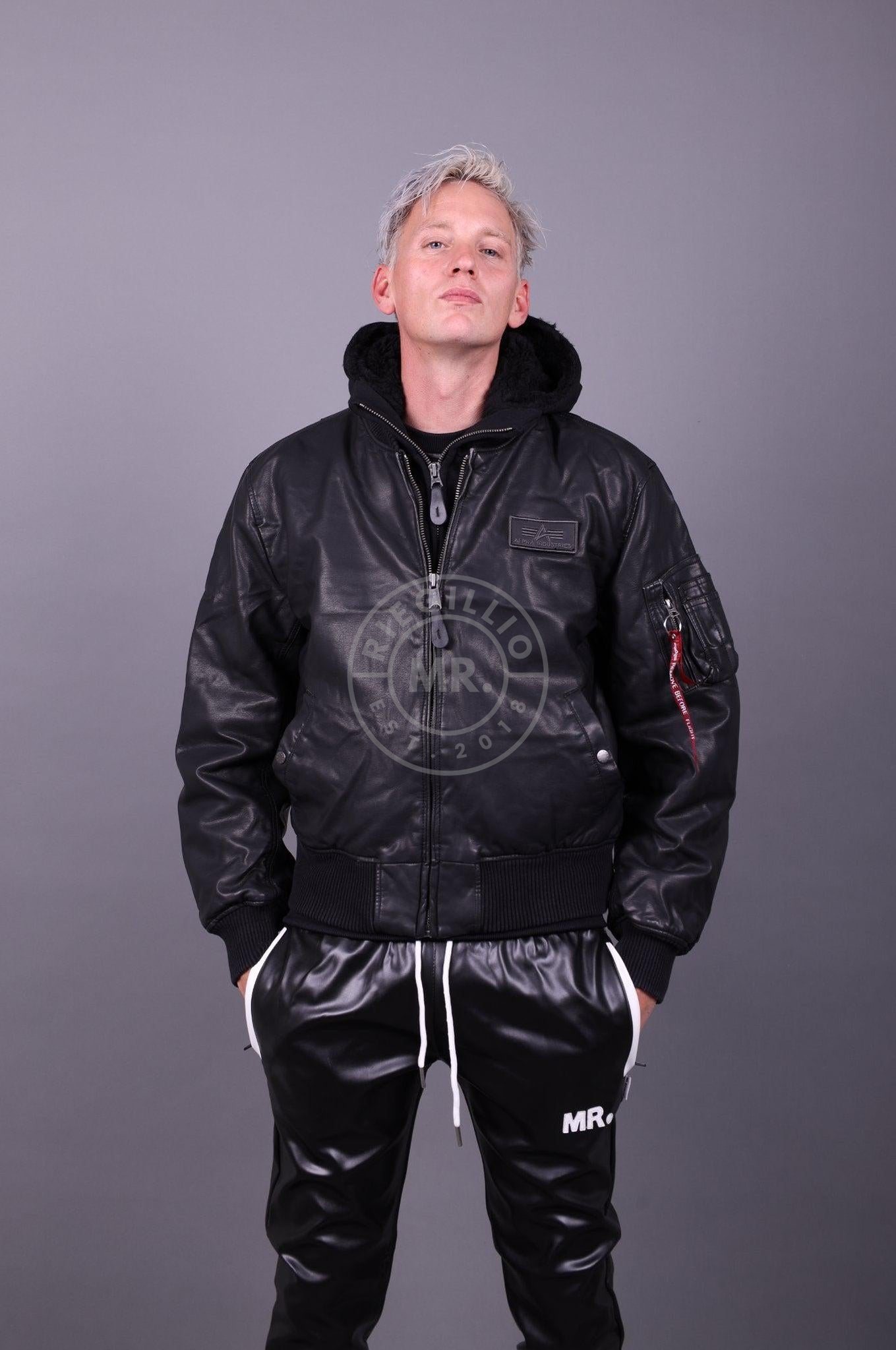 Alpha Industries MA-1 D-Tec FL Black at MR. Riegillio