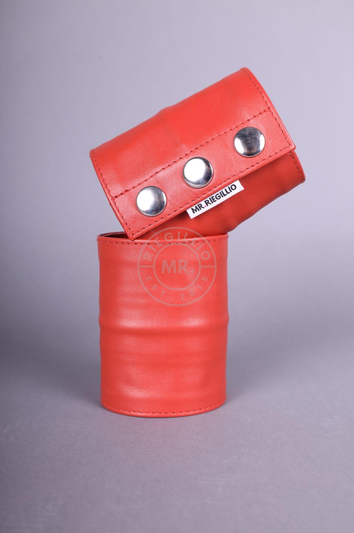 Orange Wrist Wallet at MR. Riegillio