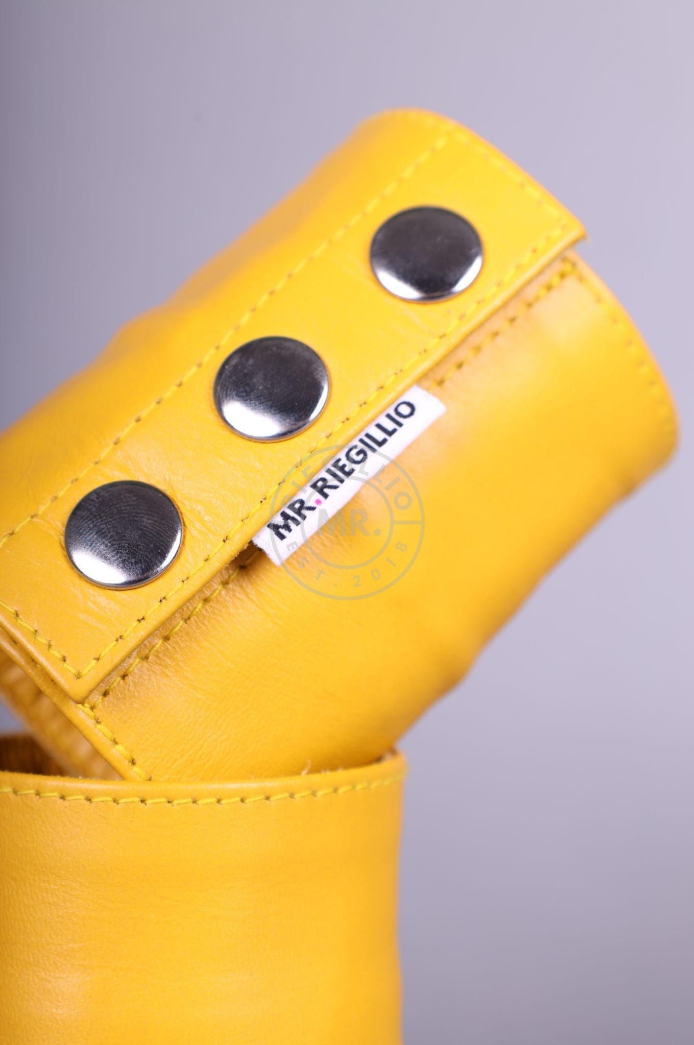 Yellow Wrist Wallet-at MR. Riegillio