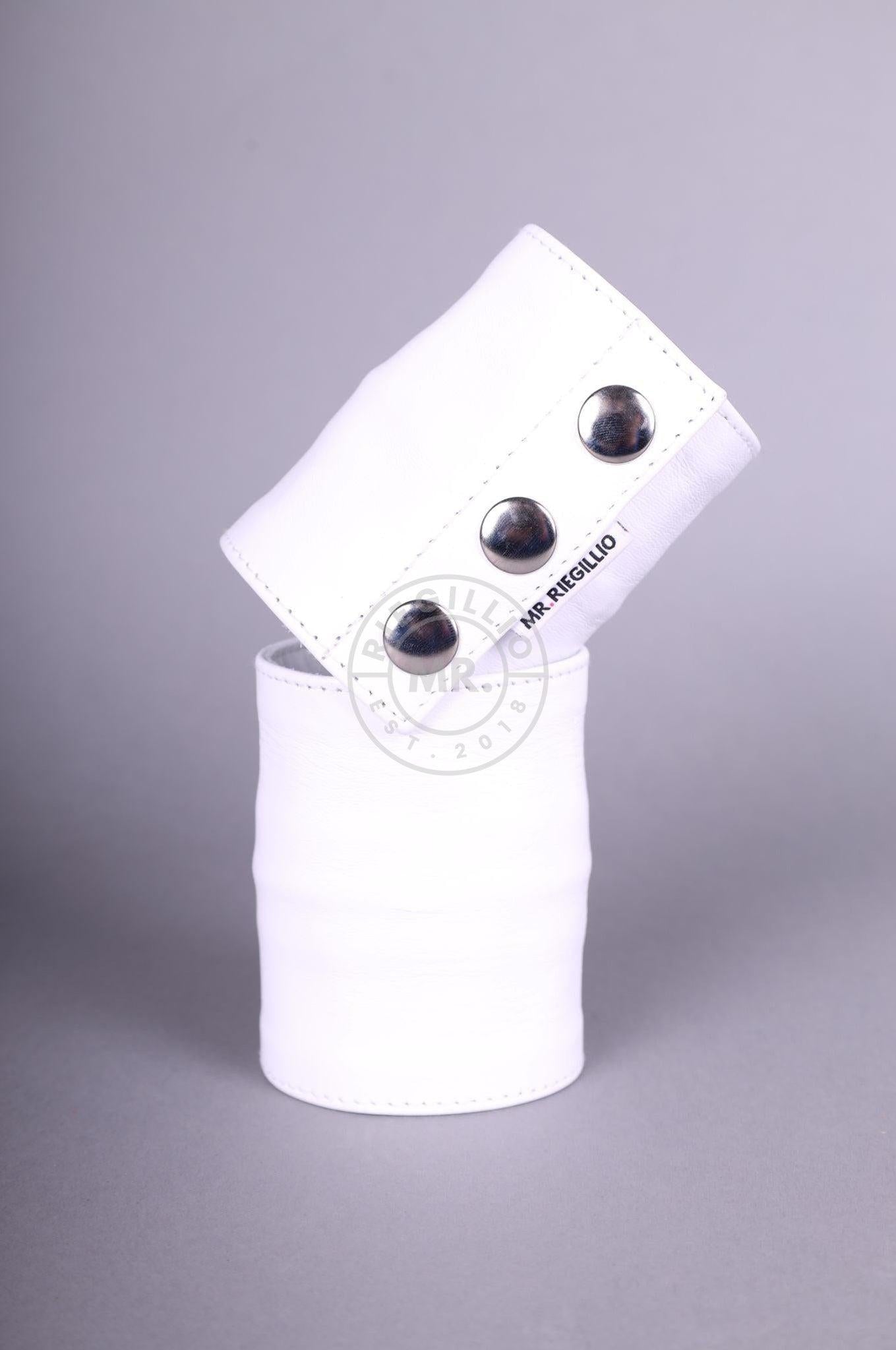 White Wrist Wallet at MR. Riegillio