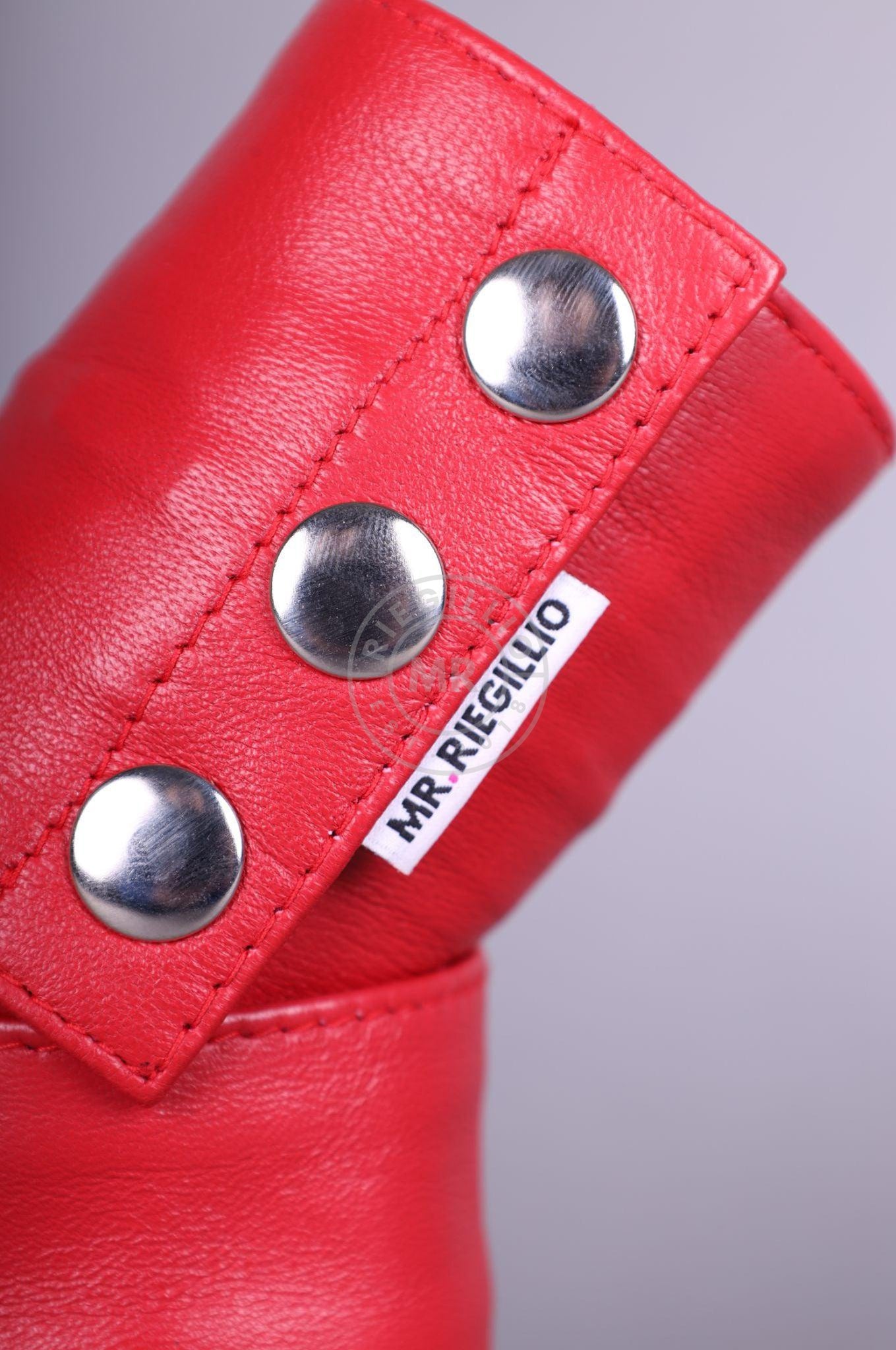 Red Wrist Wallet at MR. Riegillio