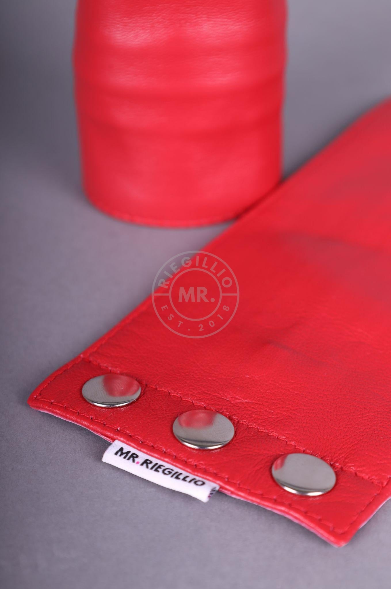 Red Wrist Wallet at MR. Riegillio