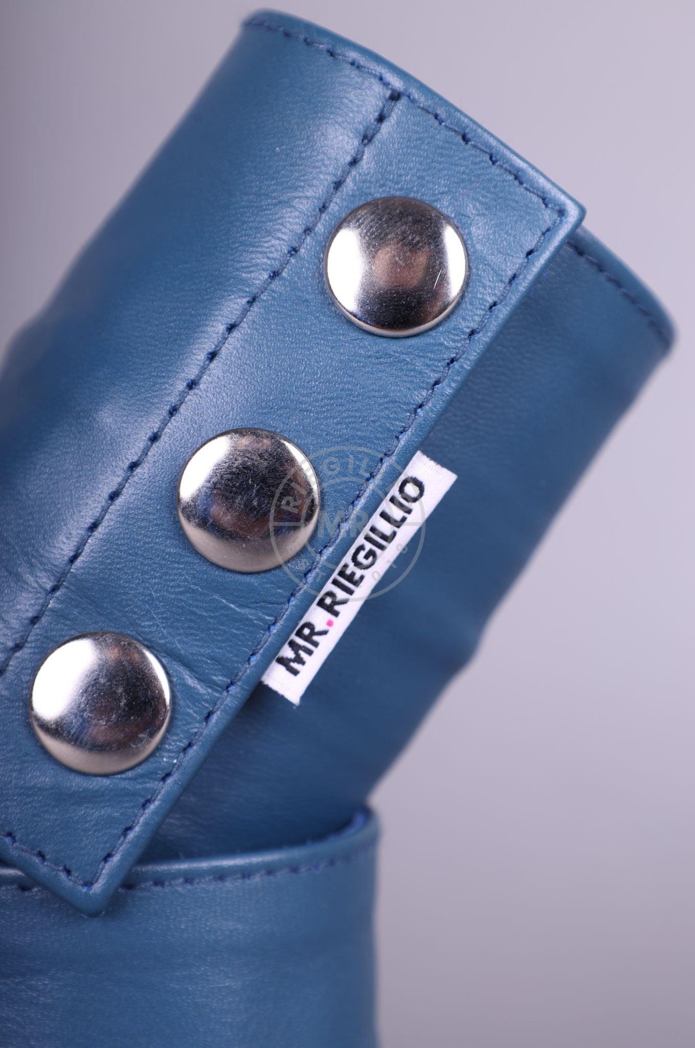 Jeans Blue Wrist Wallet-at MR. Riegillio