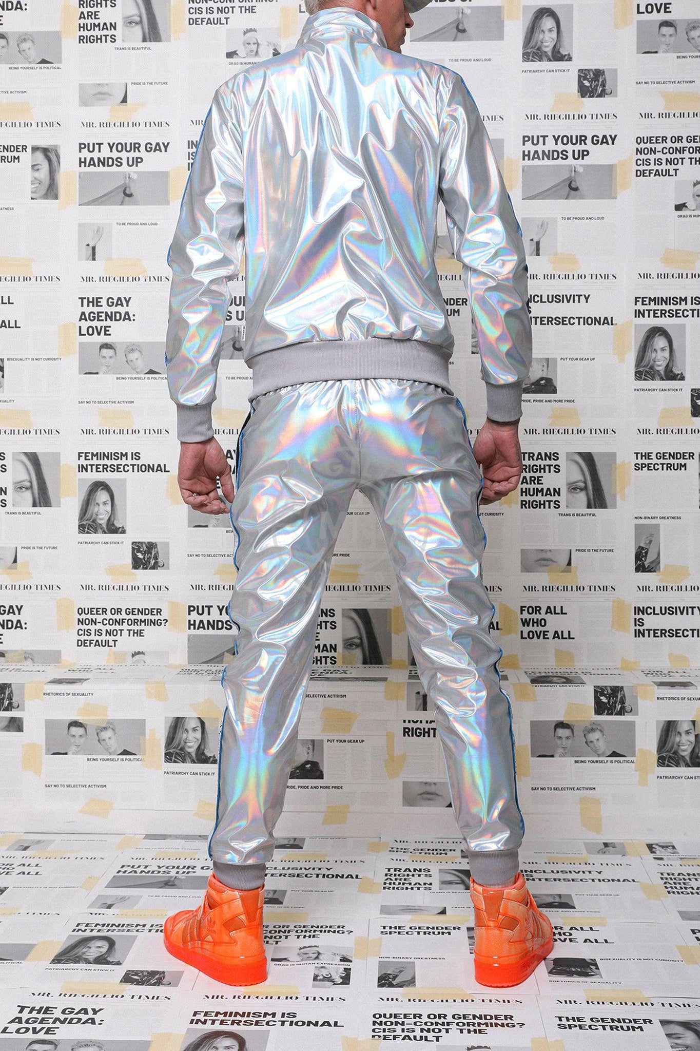 Holographic Tracksuit Jacket at MR. Riegillio