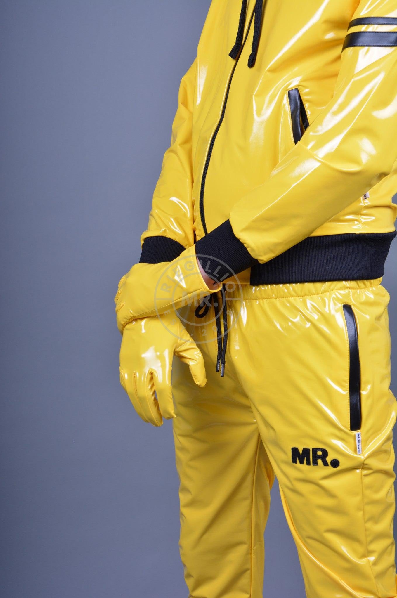 Yellow PVC Gloves-at MR. Riegillio