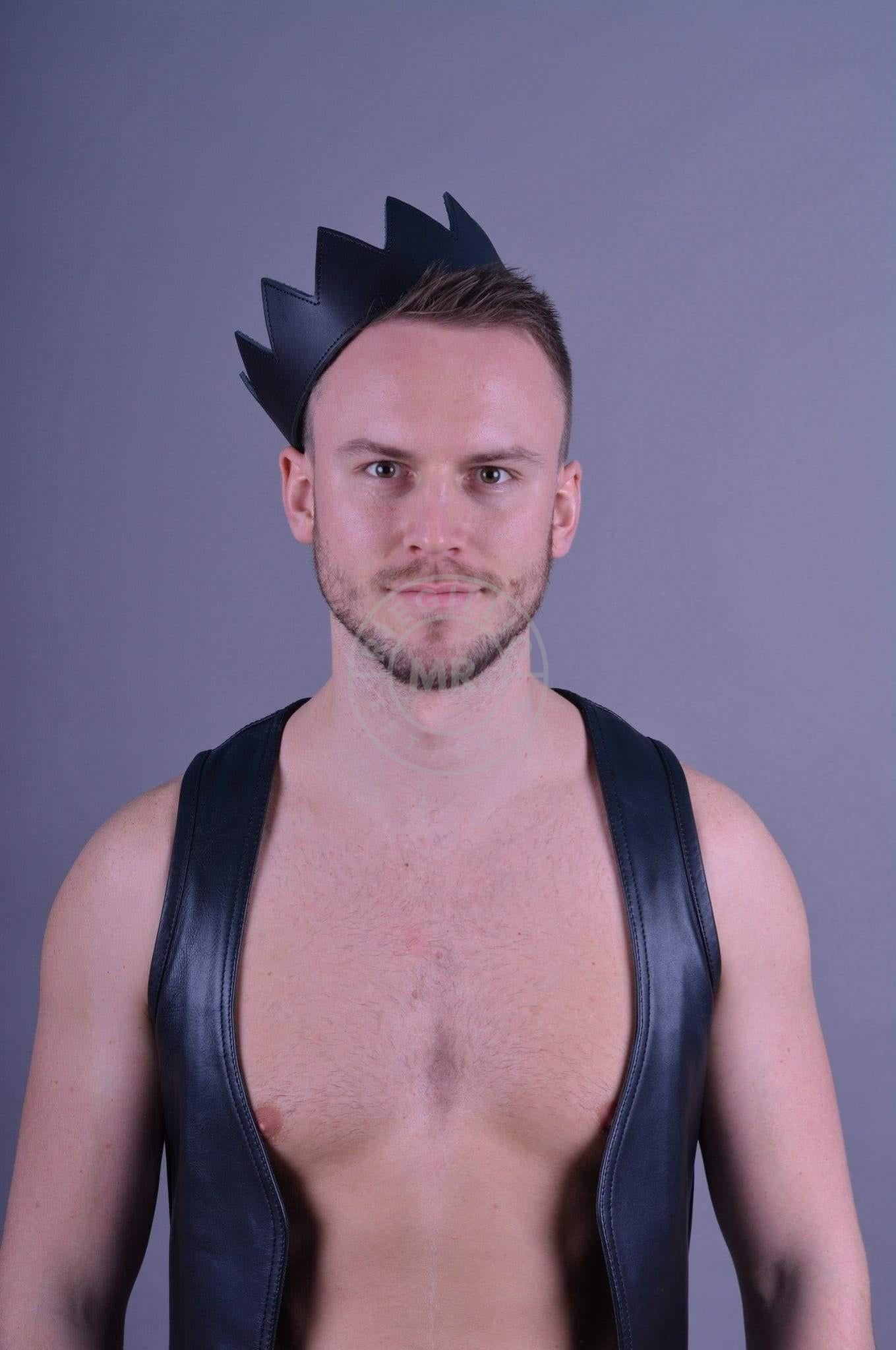 Black Leather crown at MR. Riegillio