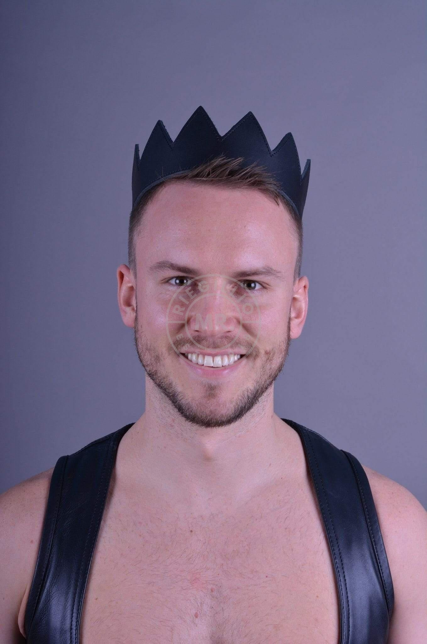 Black Leather crown at MR. Riegillio
