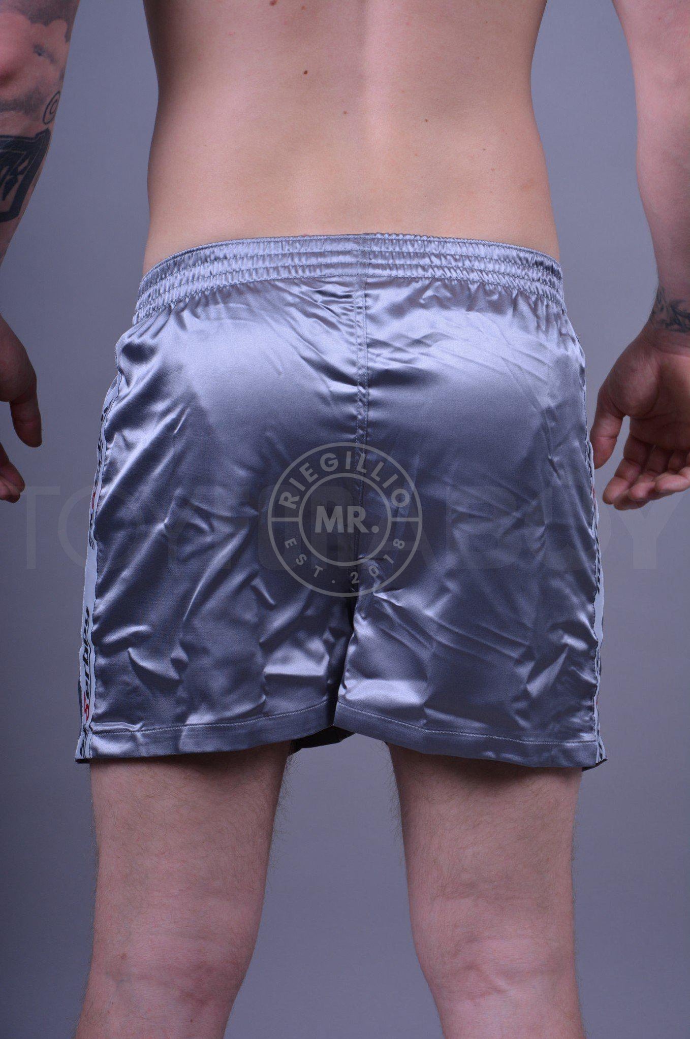Sk8erboy Shiny Boxershort - Silver at MR. Riegillio