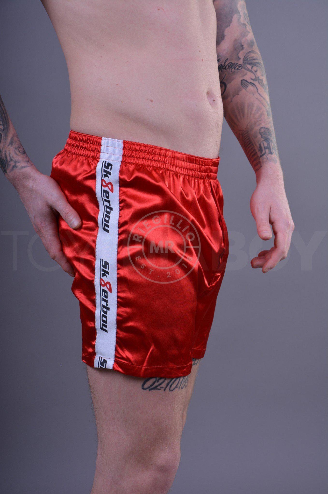 Sk8erboy Shiny Boxershort - Red at MR. Riegillio