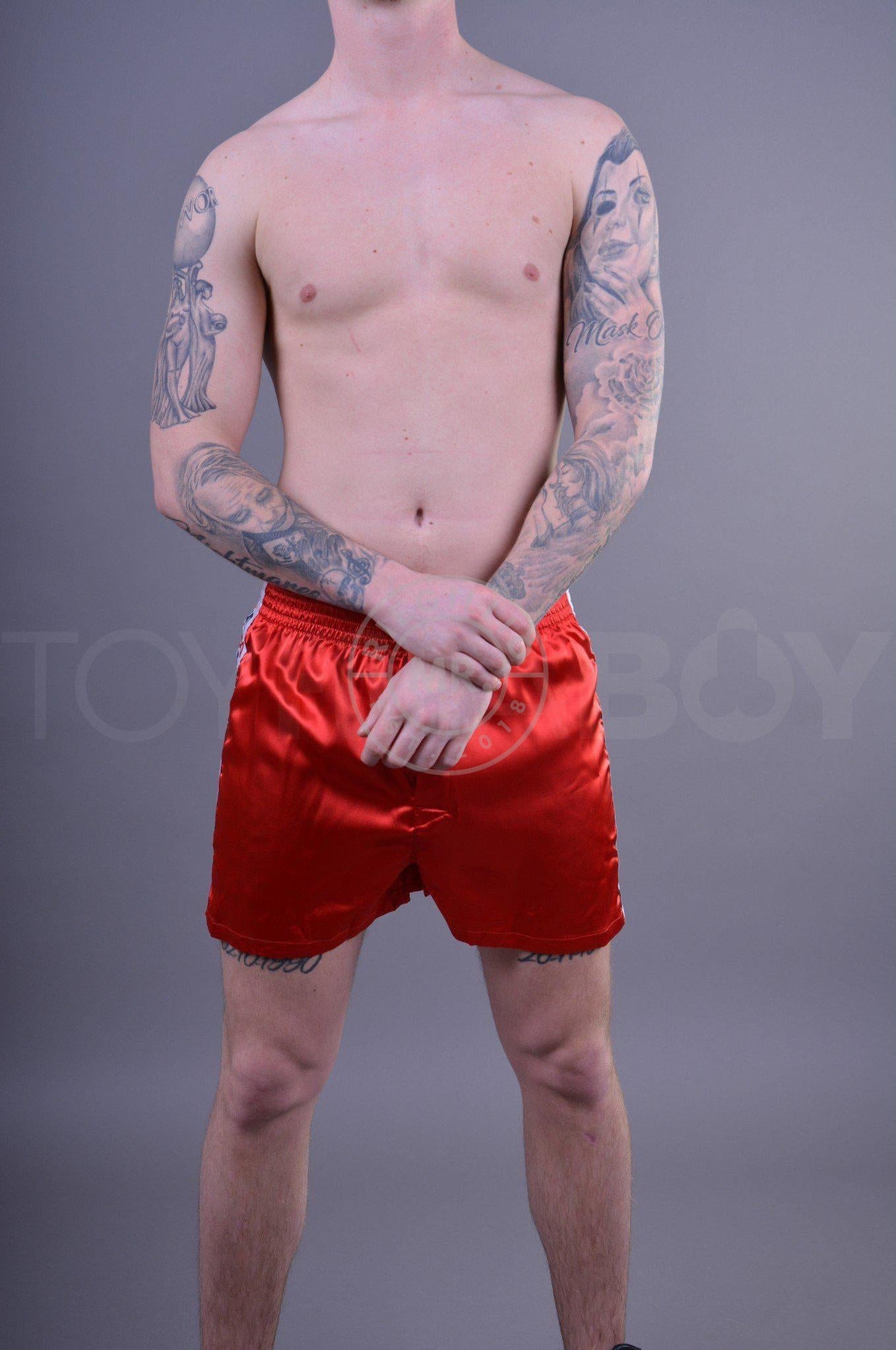 Sk8erboy Shiny Boxershort - Red at MR. Riegillio