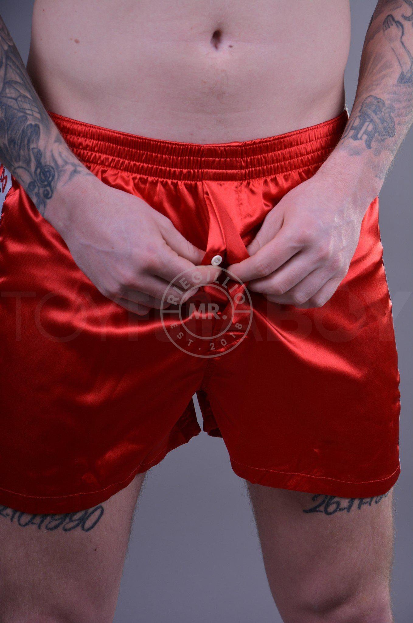 Sk8erboy Shiny Boxershort - Red at MR. Riegillio
