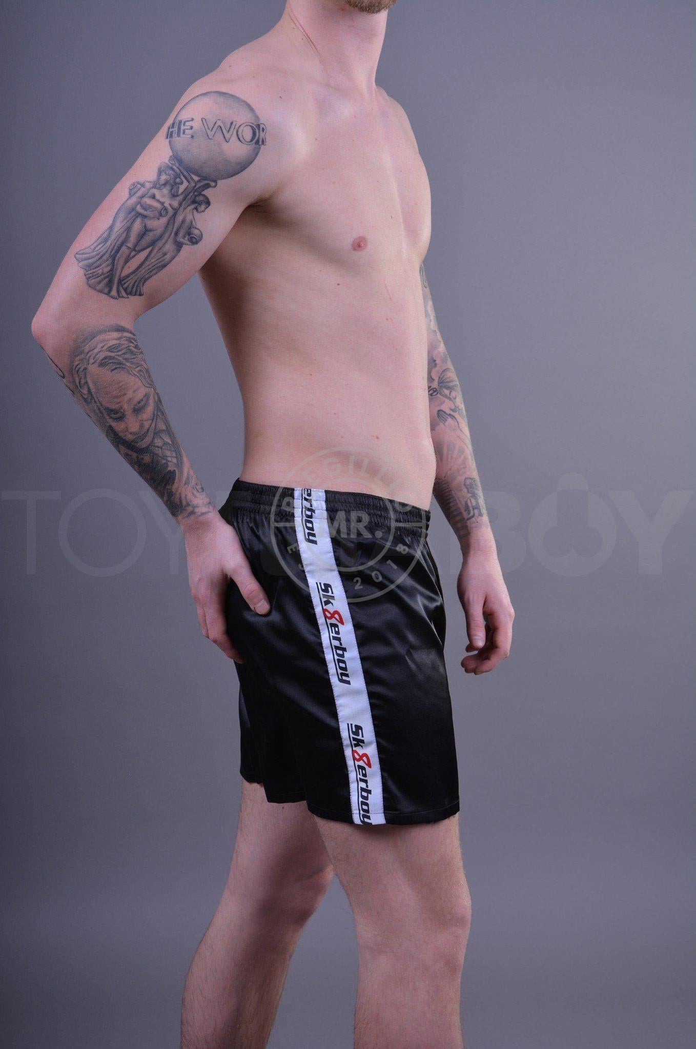 Sk8erboy Shiny Boxershort - Black at MR. Riegillio