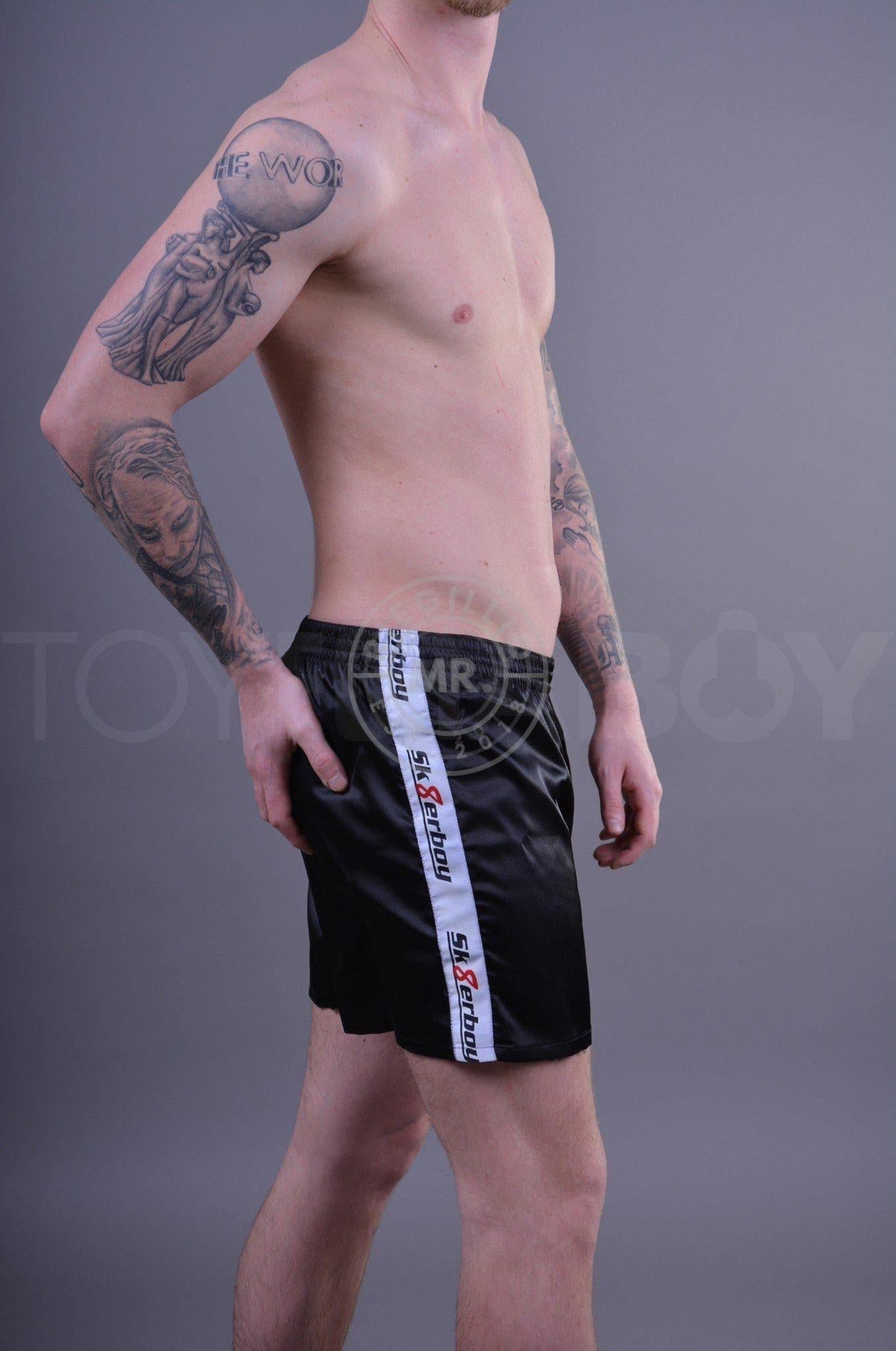 Sk8erboy Shiny Boxershort - Black at MR. Riegillio