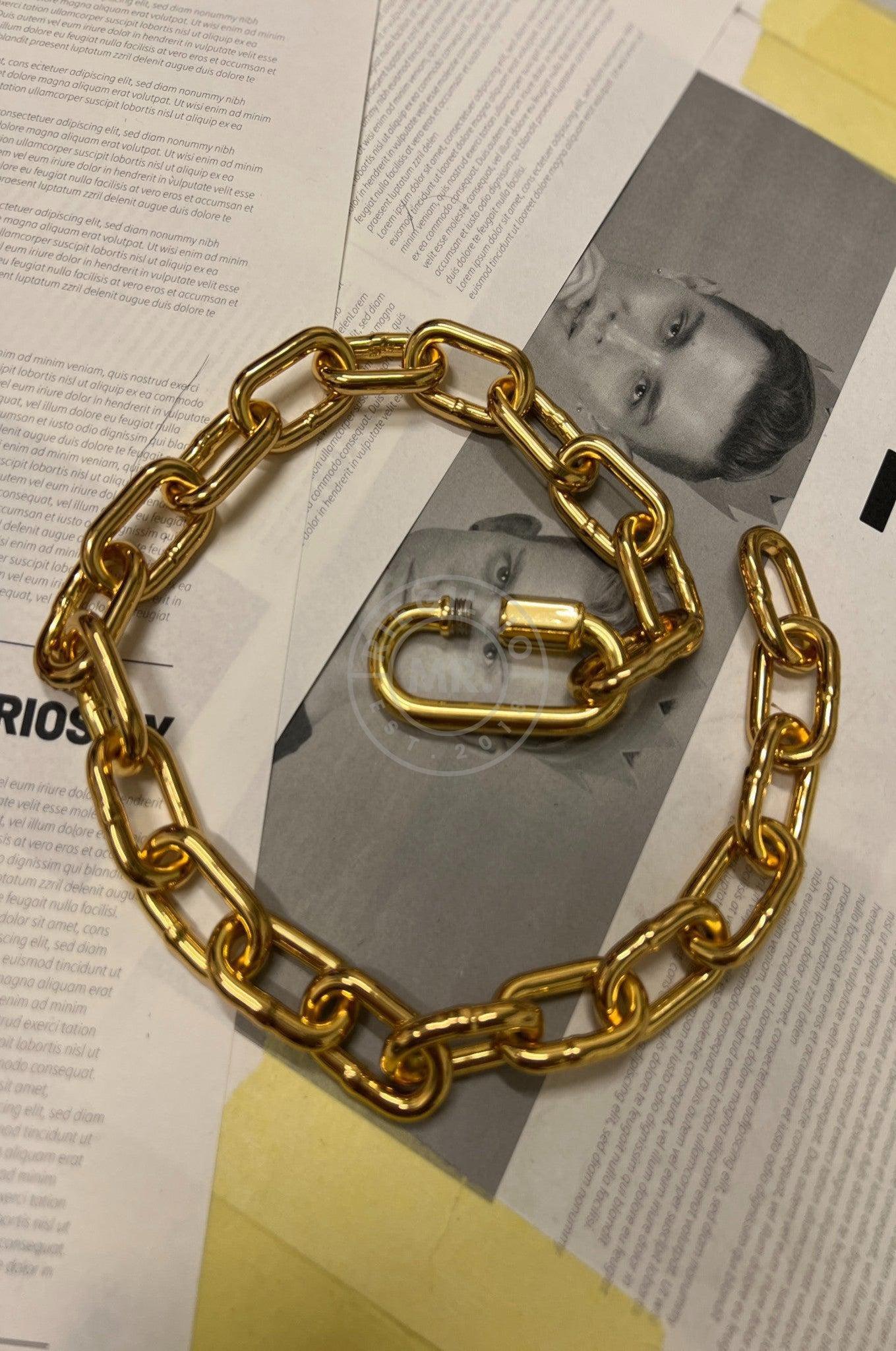SIRAINER Chain Collar - Gold at MR. Riegillio