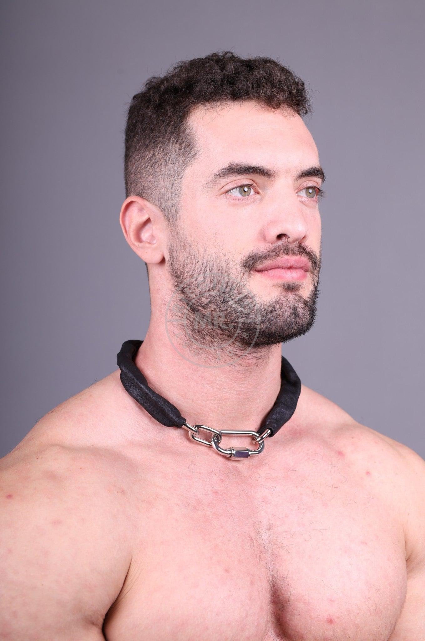 Biker Chain Collar - Silver at MR. Riegillio
