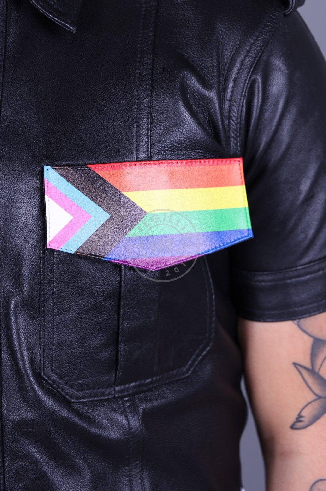 Velcro Patch - Progress Pride Flag-at MR. Riegillio