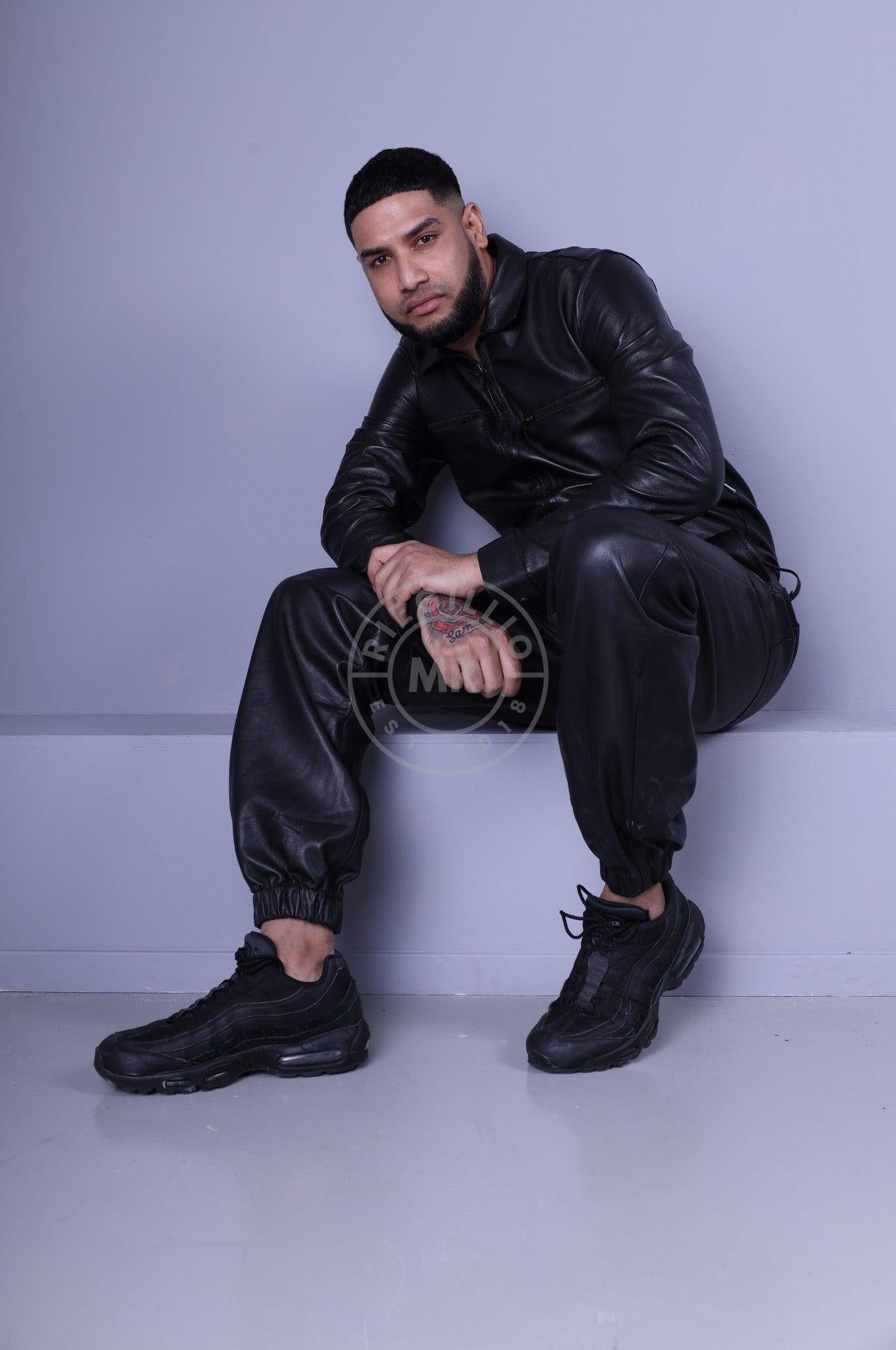 Leather Overall Thru Zip at MR. Riegillio