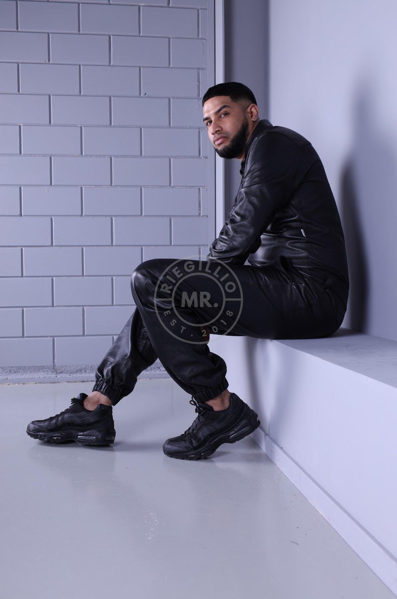 Leather Overall Thru Zip at MR. Riegillio