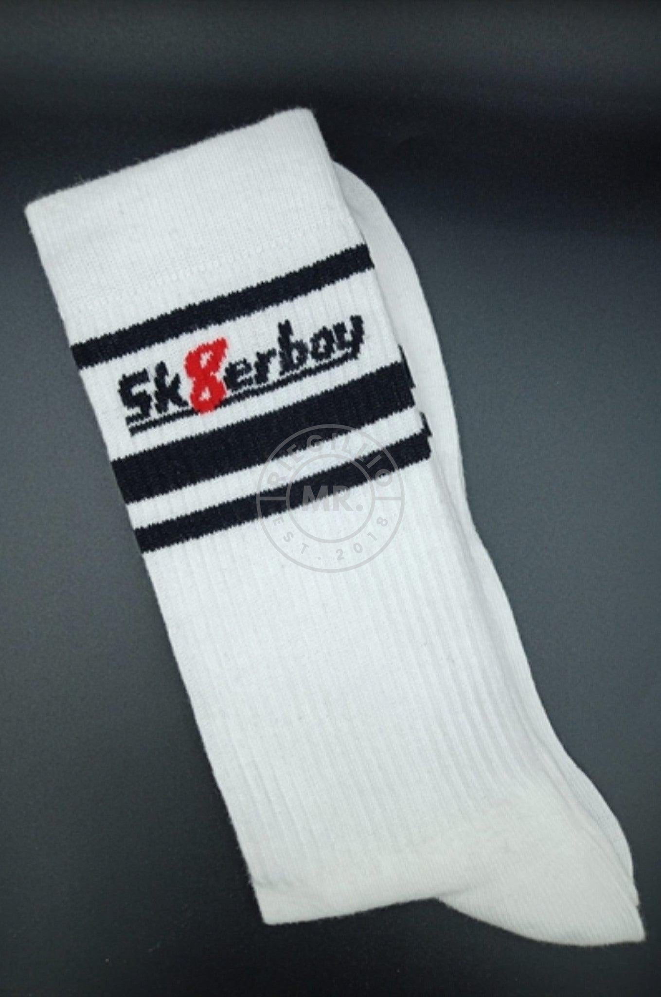 Sk8erboy VICTORY Socks - White *DISCONTINUED ITEM* at MR. Riegillio